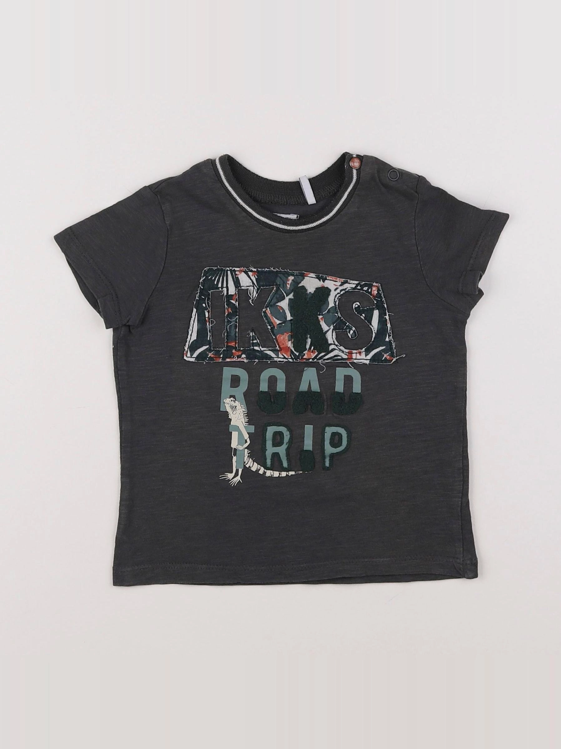 IKKS - tee-shirt vert - 12 mois