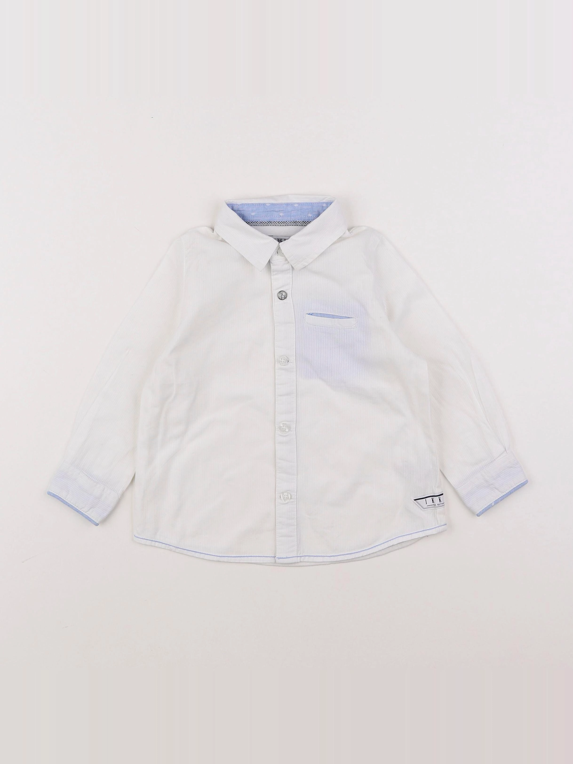IKKS - chemise blanc - 12/18 mois