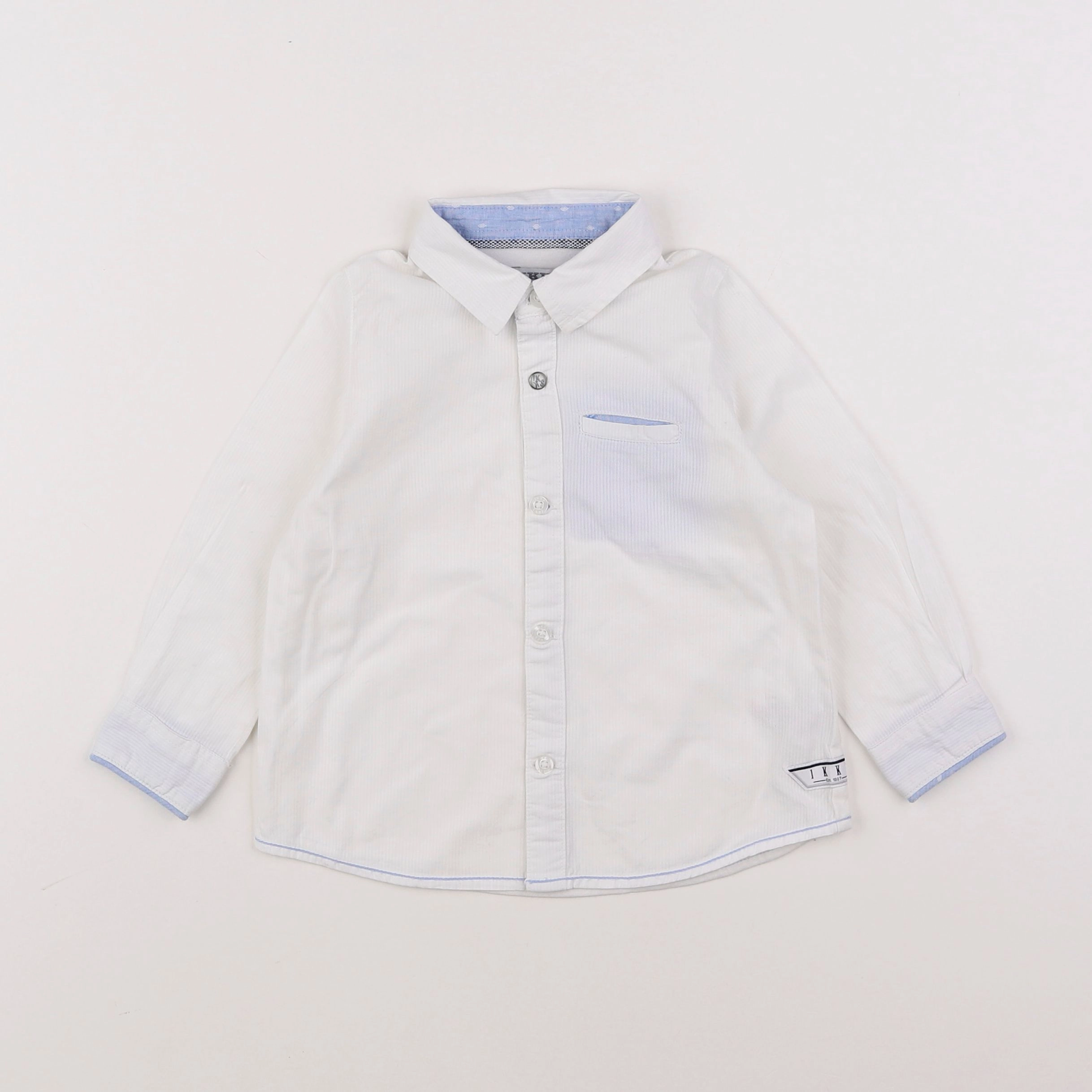 IKKS - chemise blanc - 12/18 mois