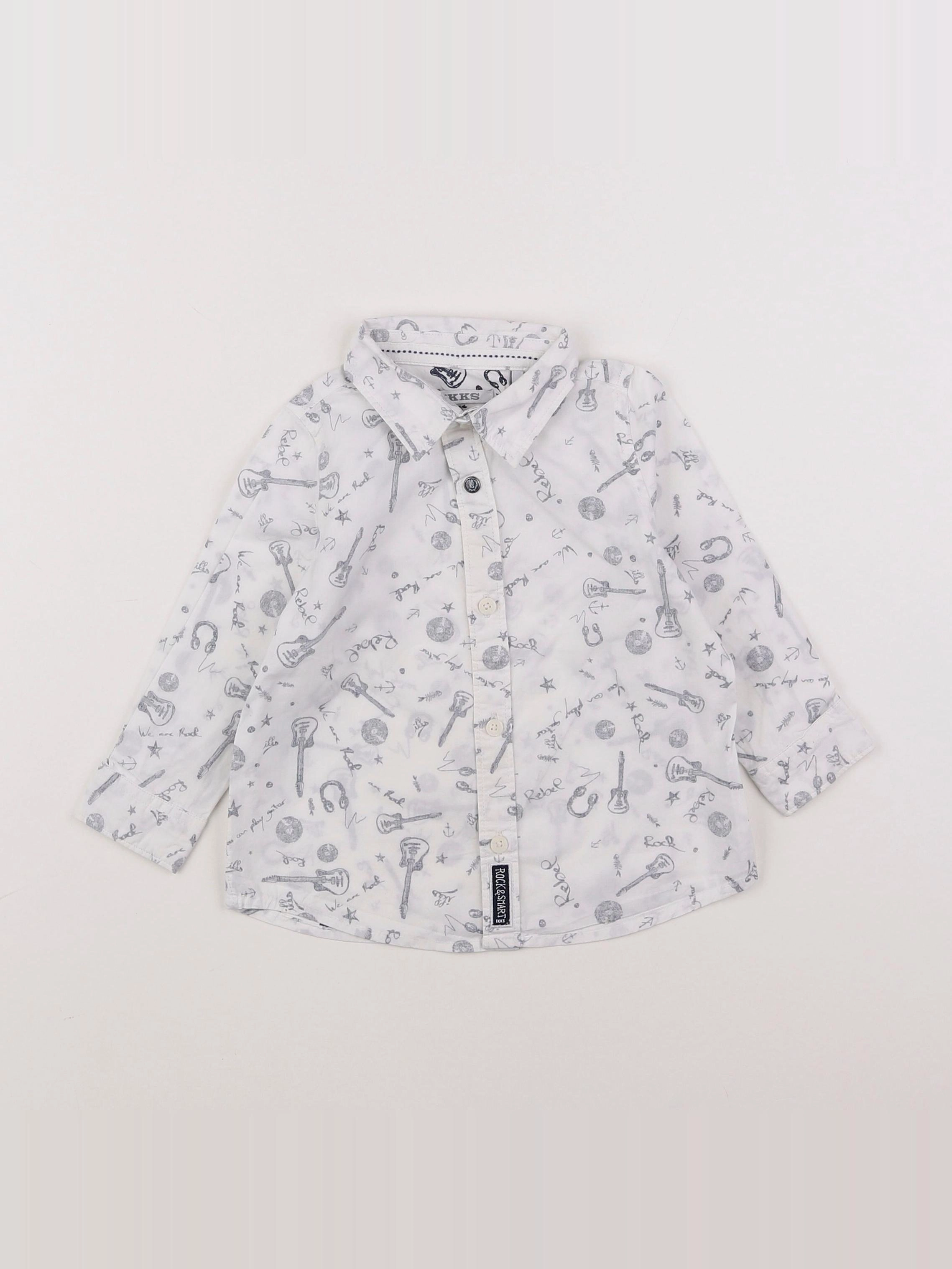IKKS - chemise blanc - 12 mois