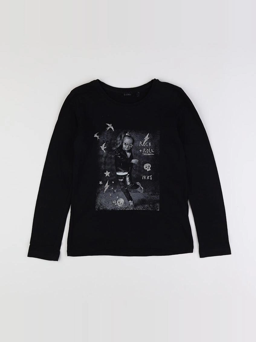 IKKS - tee-shirt noir - 8 ans