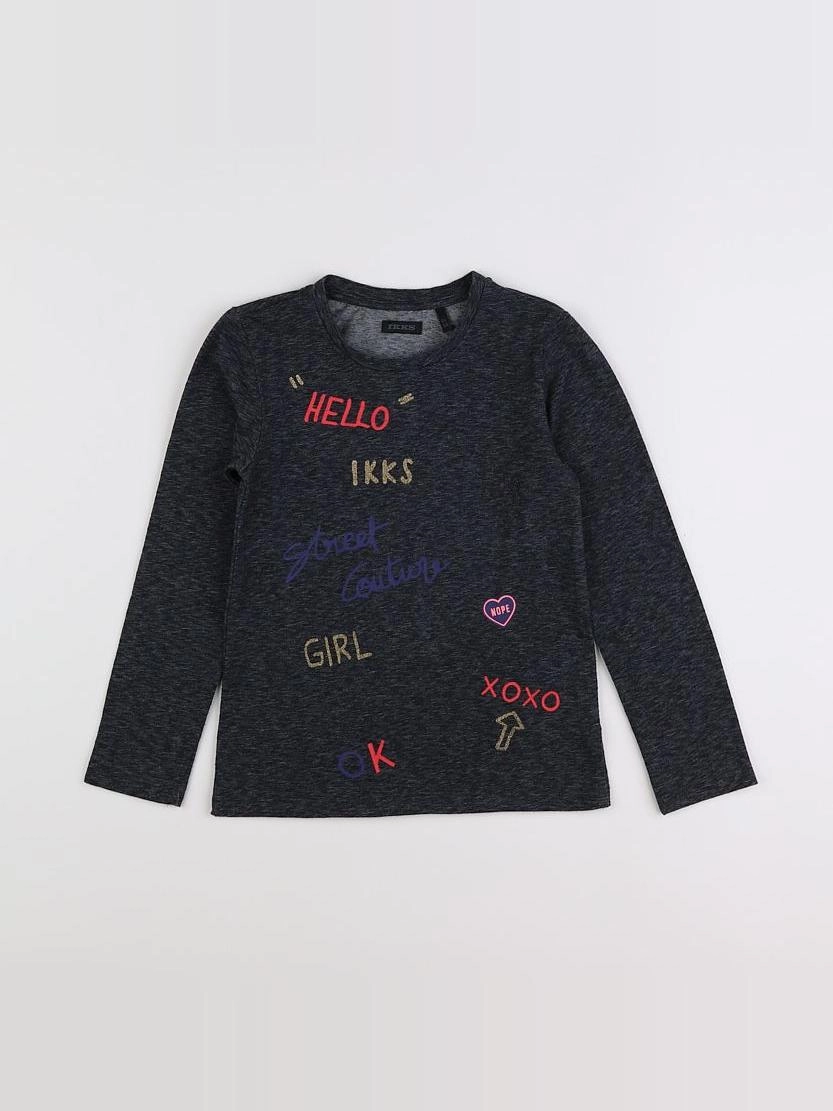 IKKS - tee-shirt gris - 6 ans