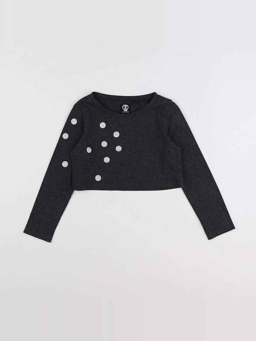 IKKS - tee-shirt gris - 6 ans