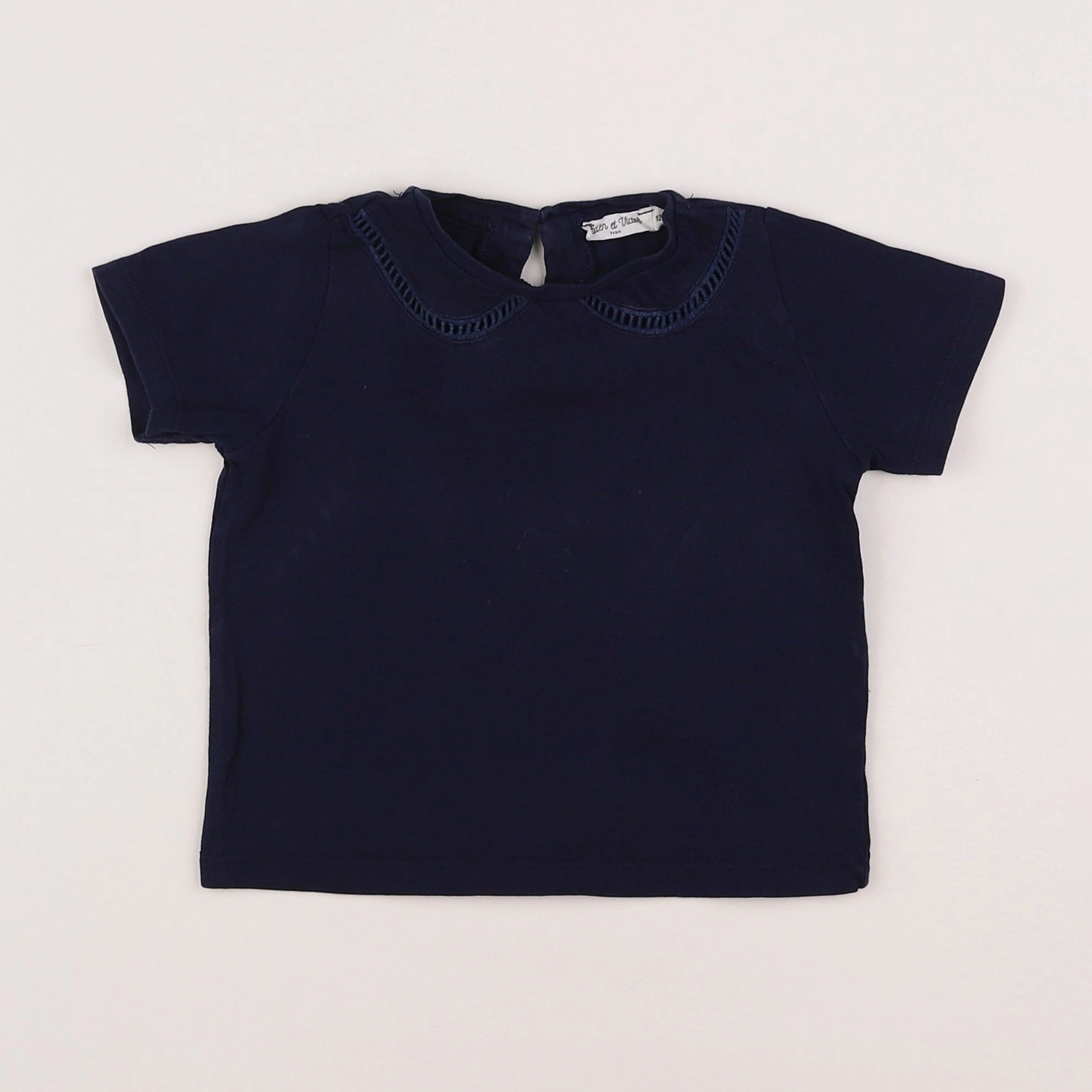 Eden & Victor - tee-shirt bleu - 12 mois