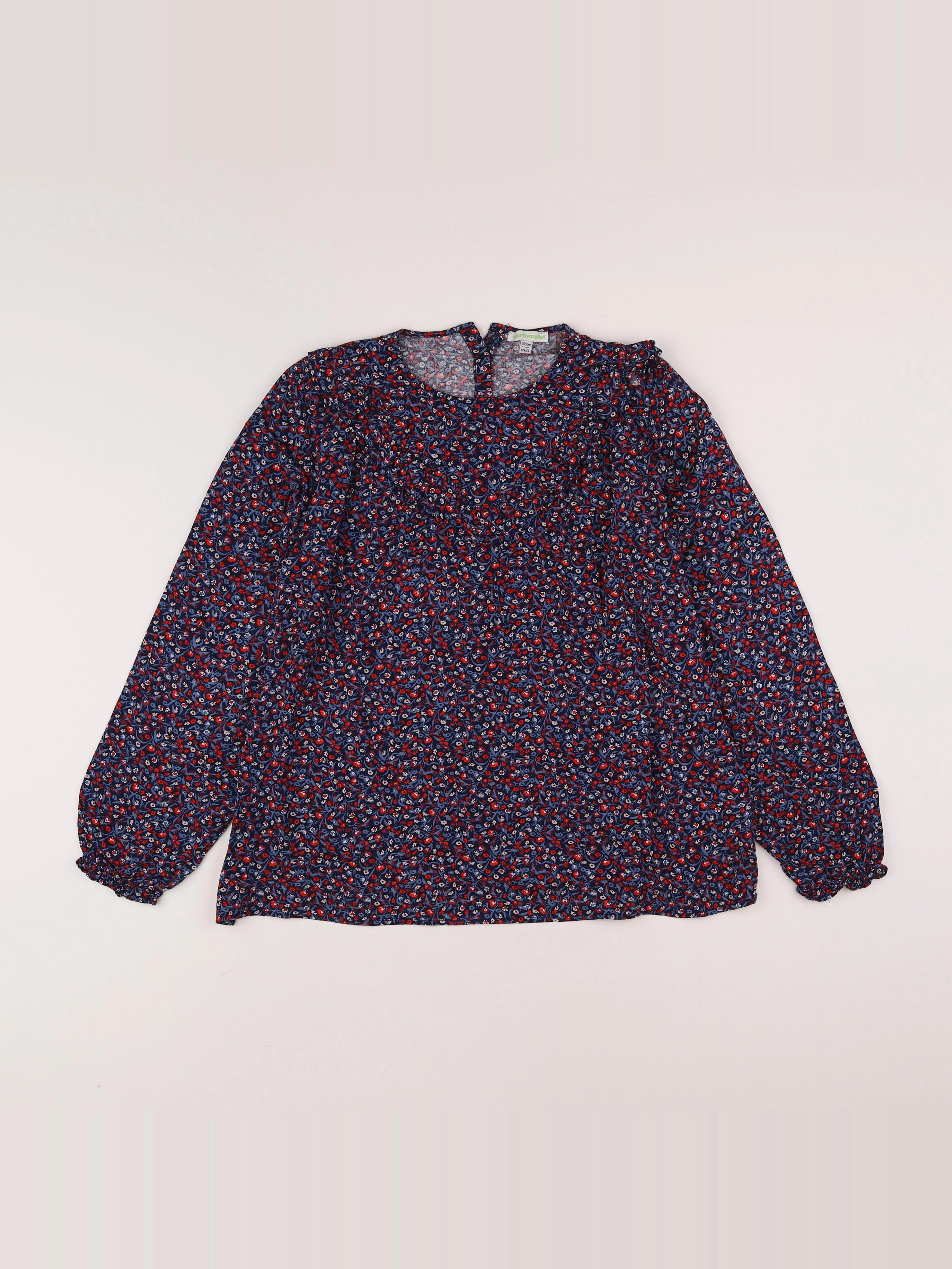 Vertbaudet - blouse bleu - 12 ans