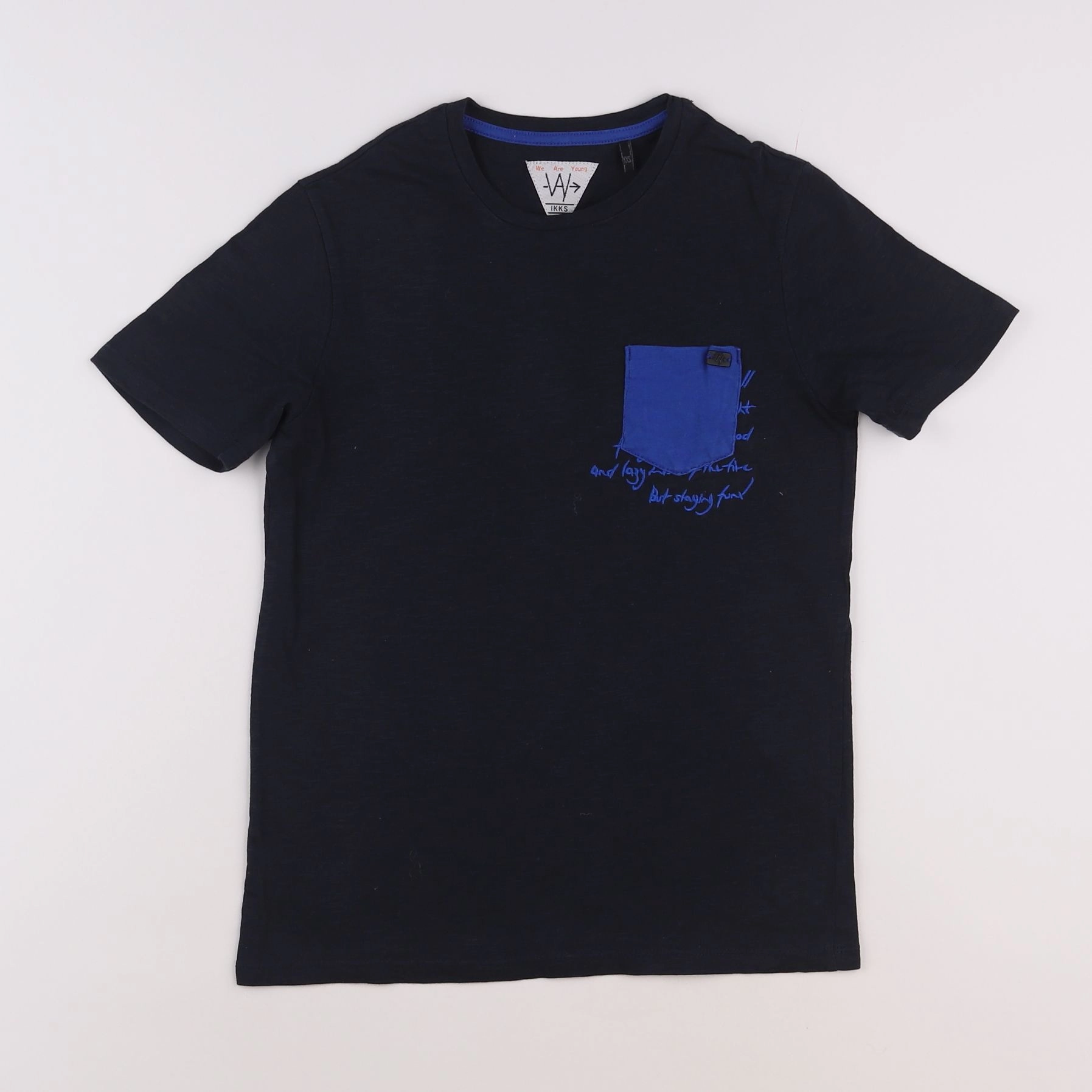 IKKS - tee-shirt bleu - 8 ans
