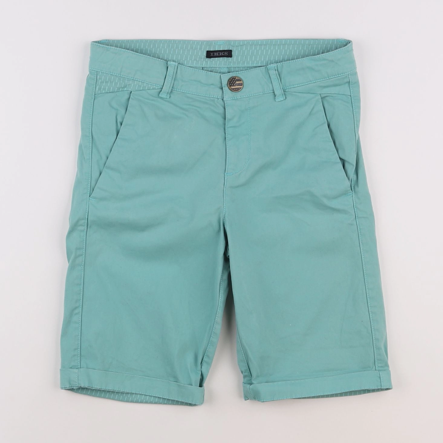 IKKS - short bleu - 10 ans