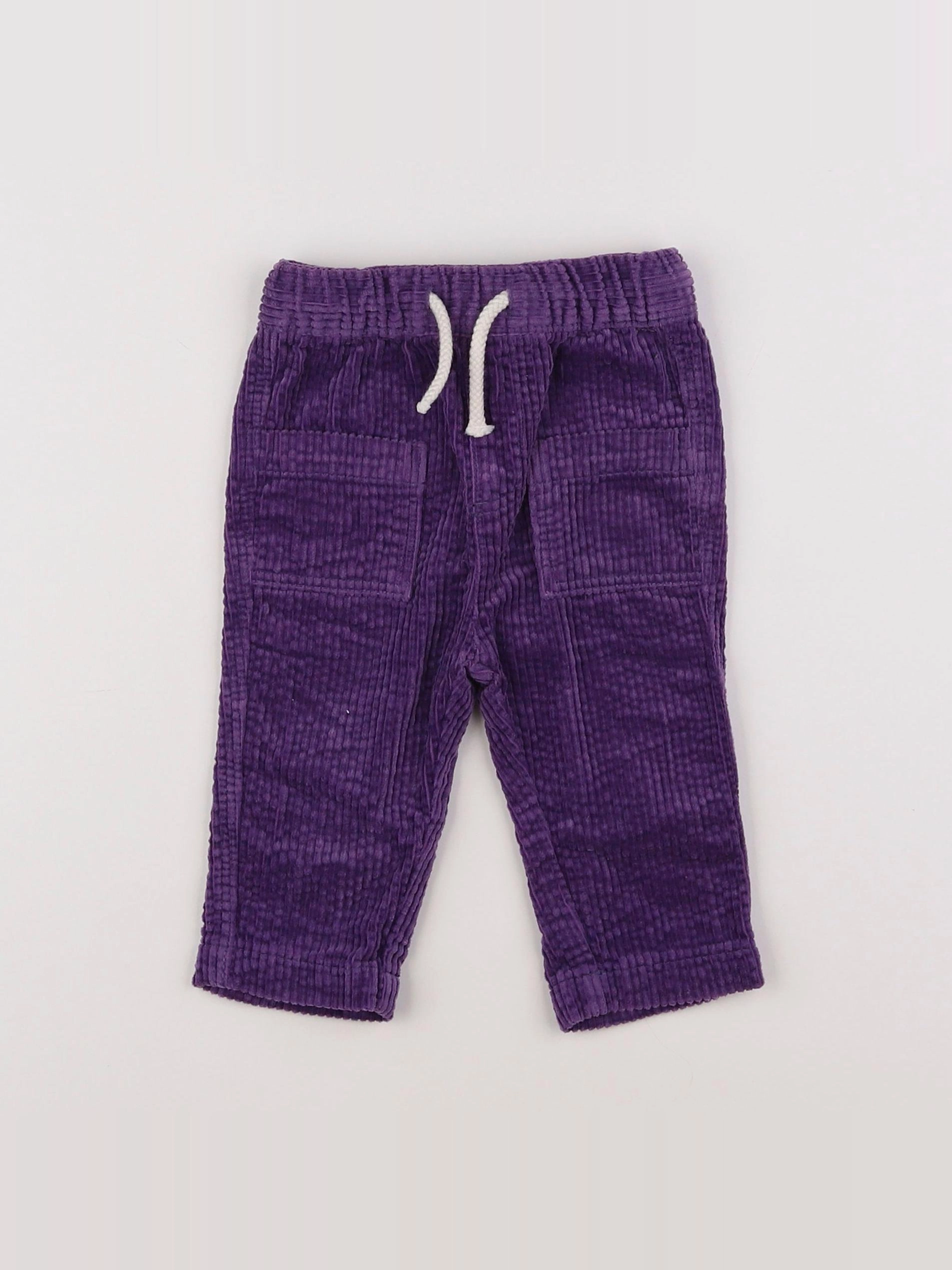 H&M - pantalon violet - 6 mois