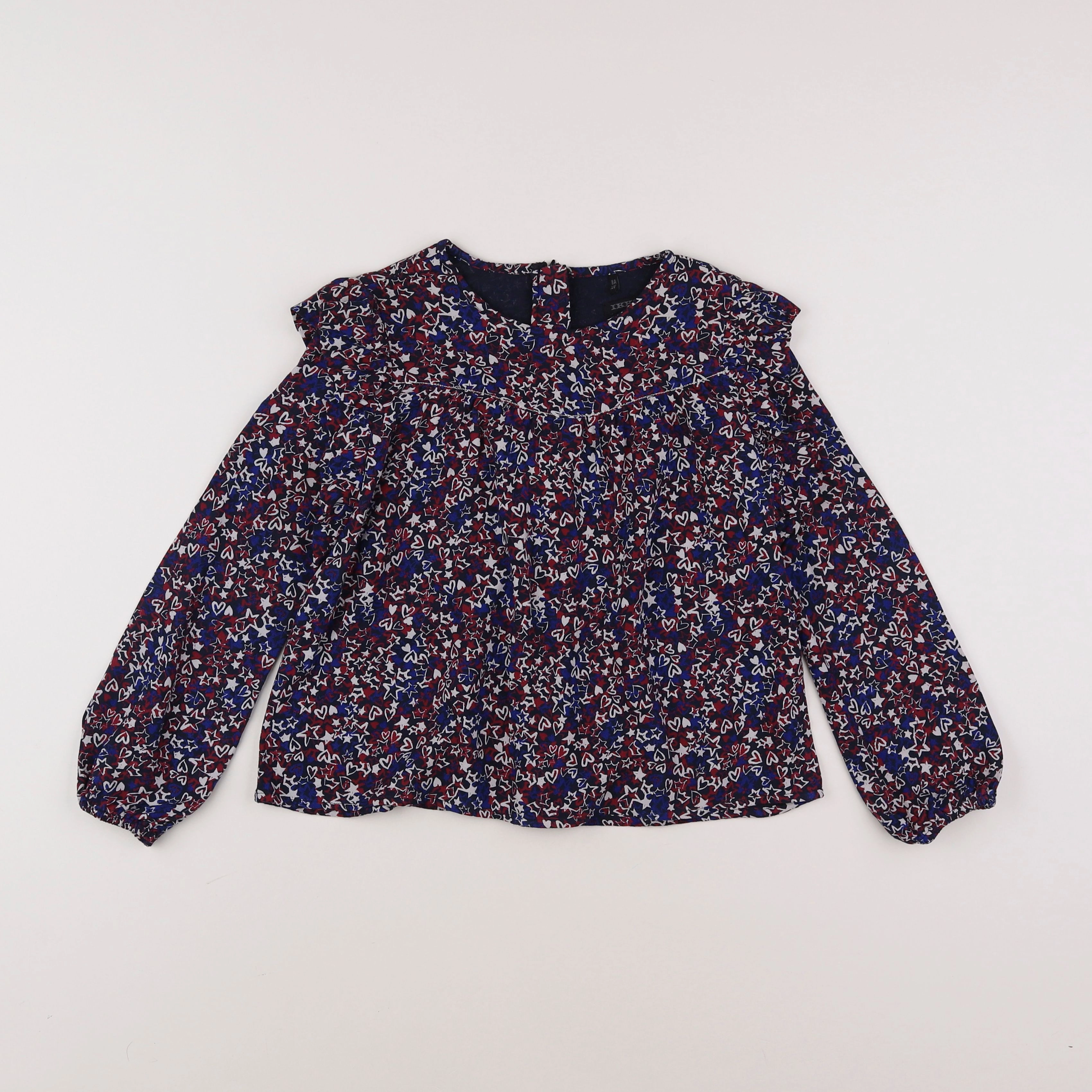 IKKS - blouse bleu - 8 ans