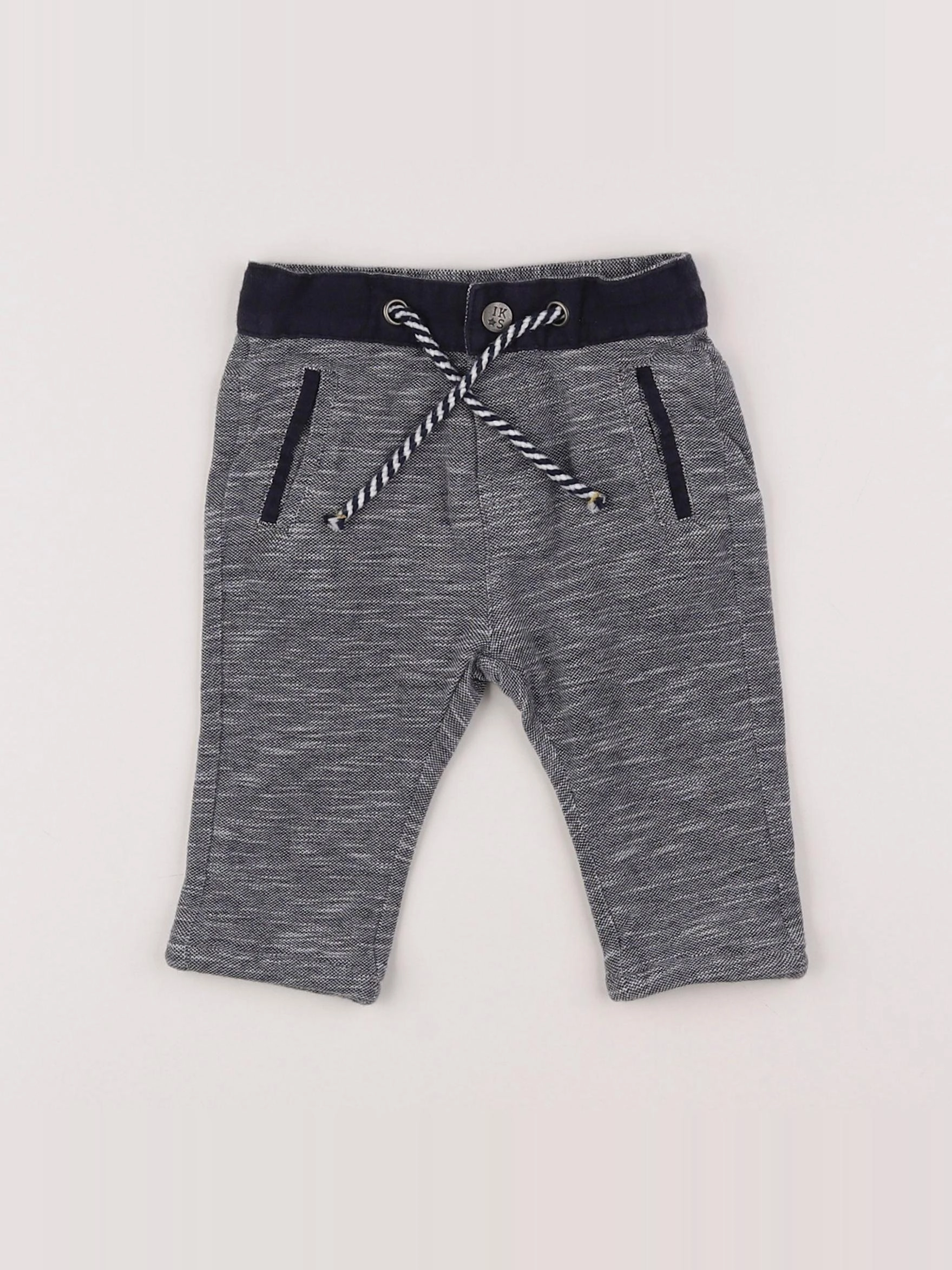 IKKS - pantalon bleu - 3 mois