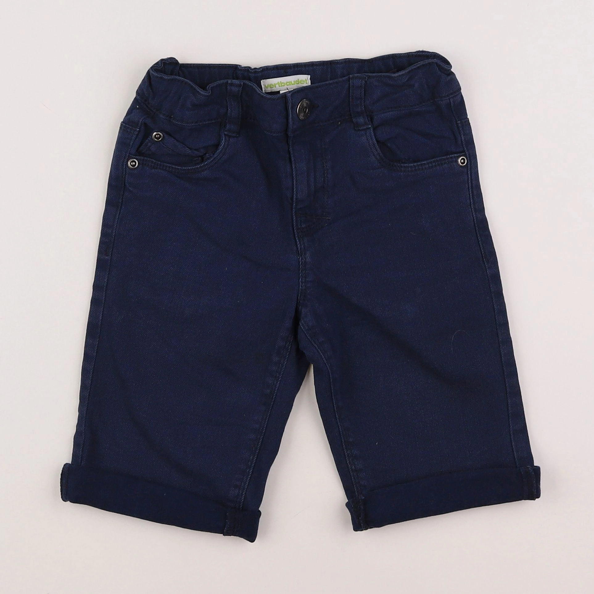 Vertbaudet - short bleu - 6 ans