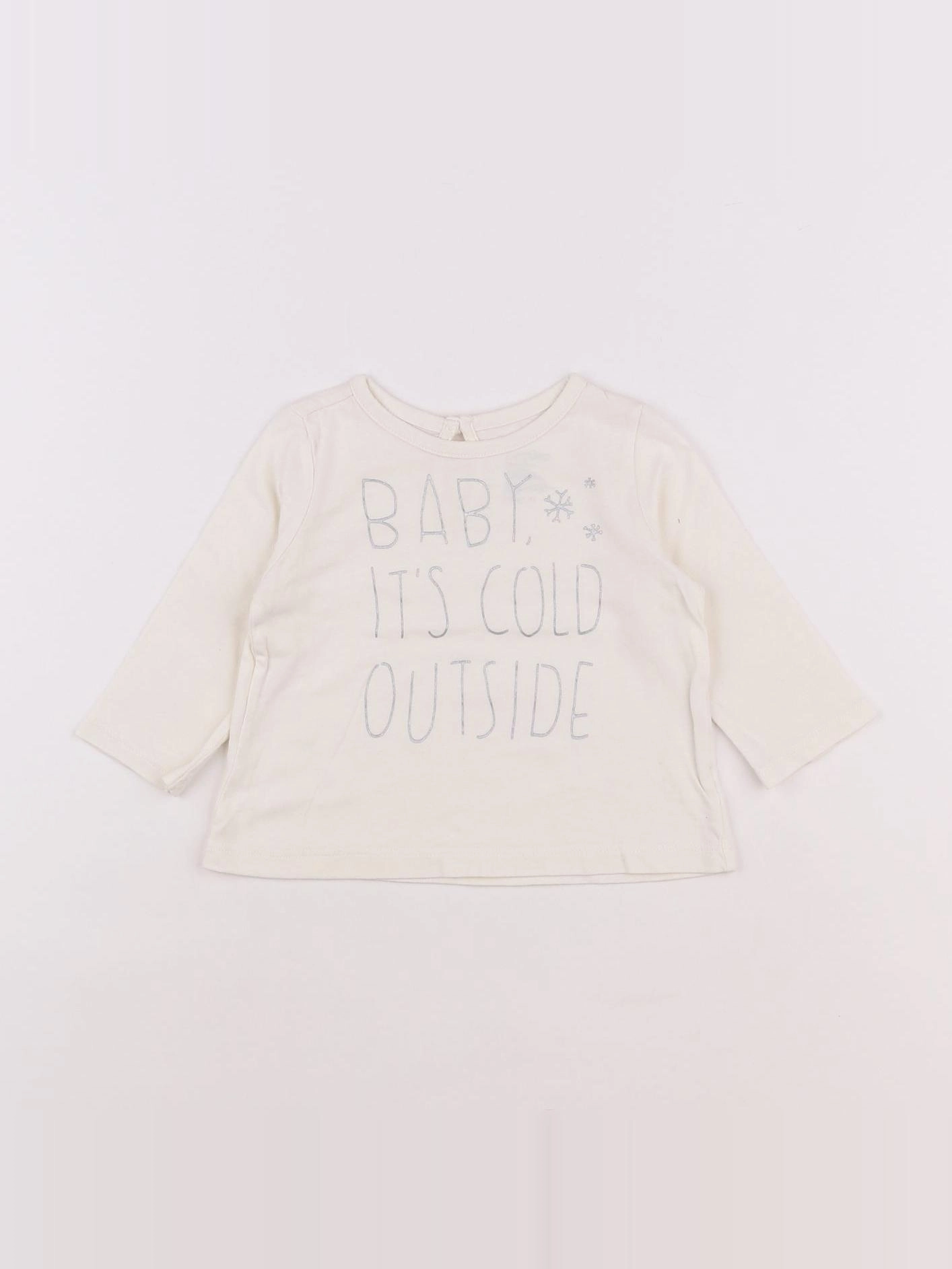GAP - tee-shirt blanc - 3/6 mois