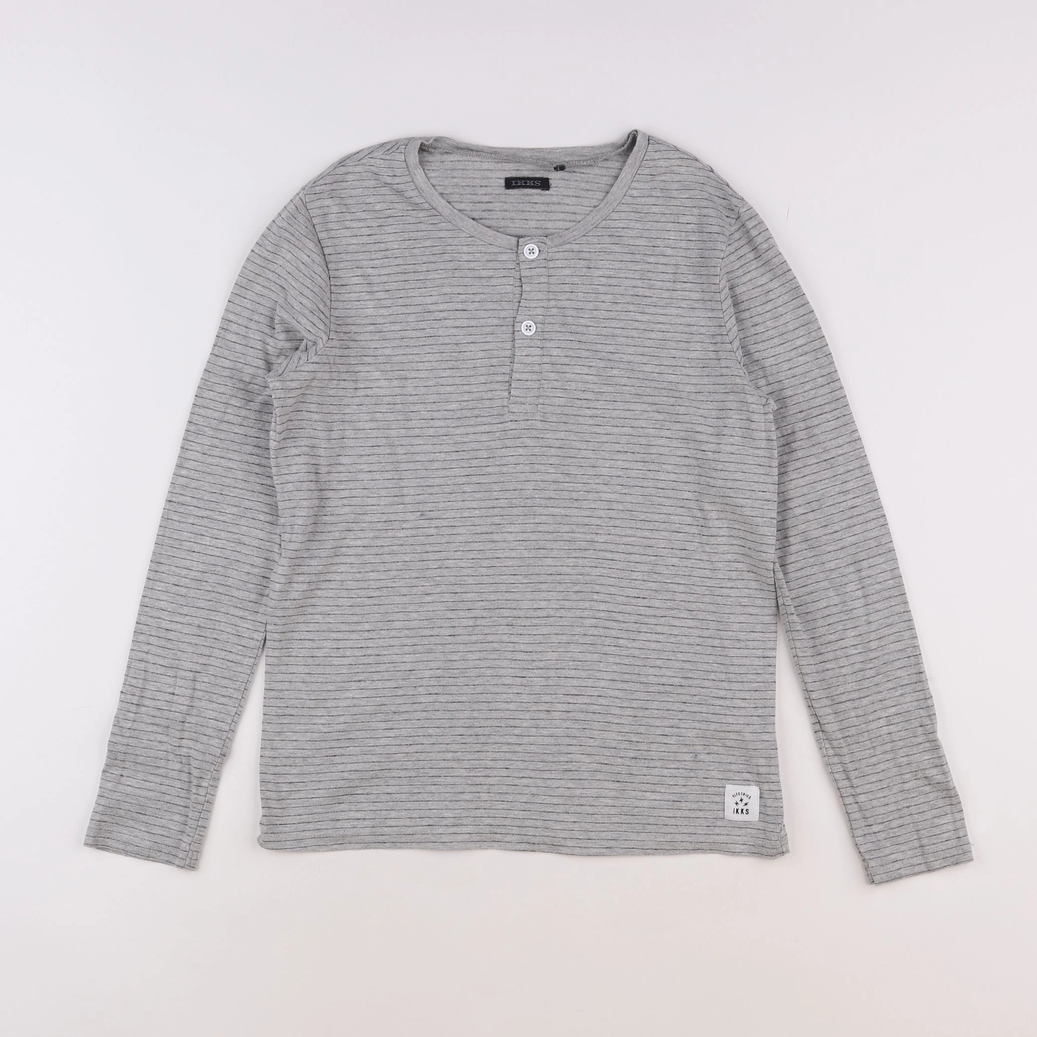IKKS - tee-shirt gris - 10 ans