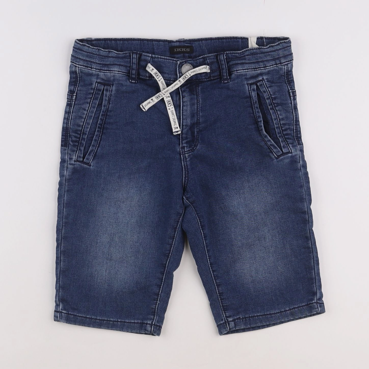 IKKS - short bleu - 10 ans