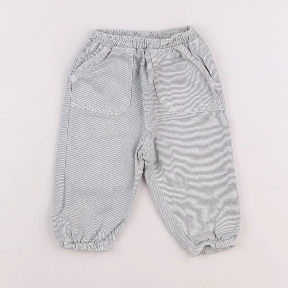Zara - jean doublé gris - 3/6 mois
