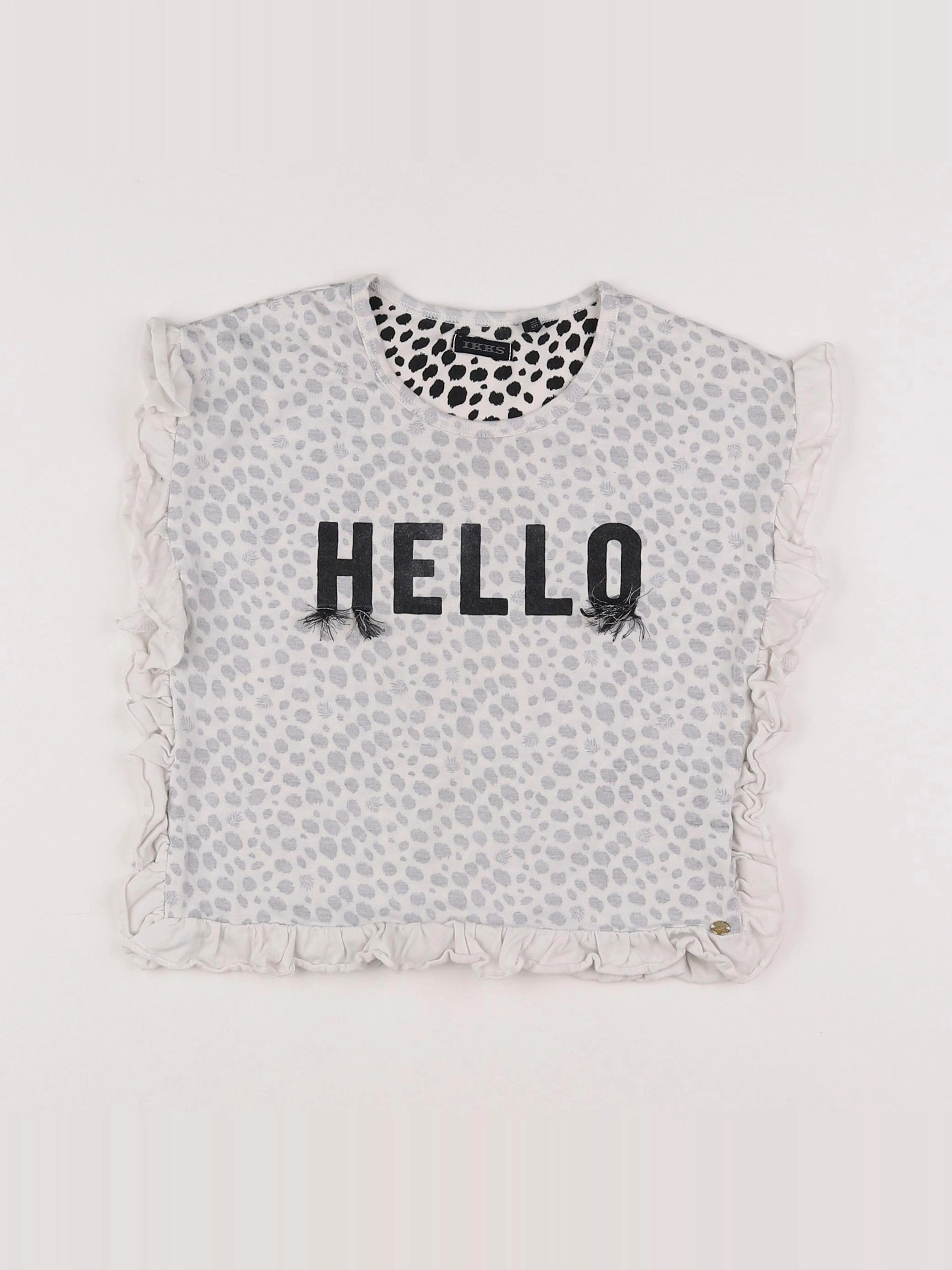 IKKS - tee-shirt gris - 6 ans
