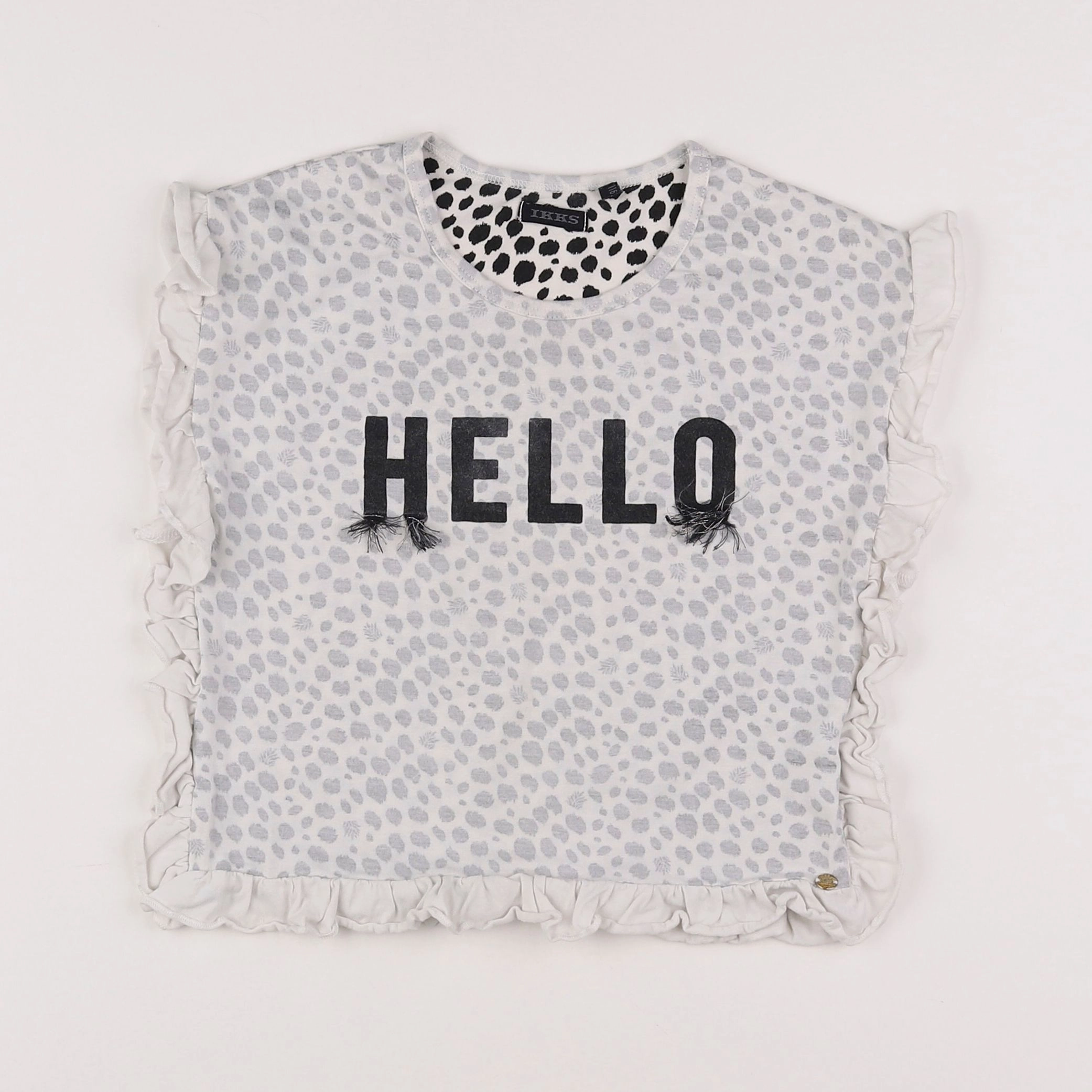 IKKS - tee-shirt gris - 6 ans
