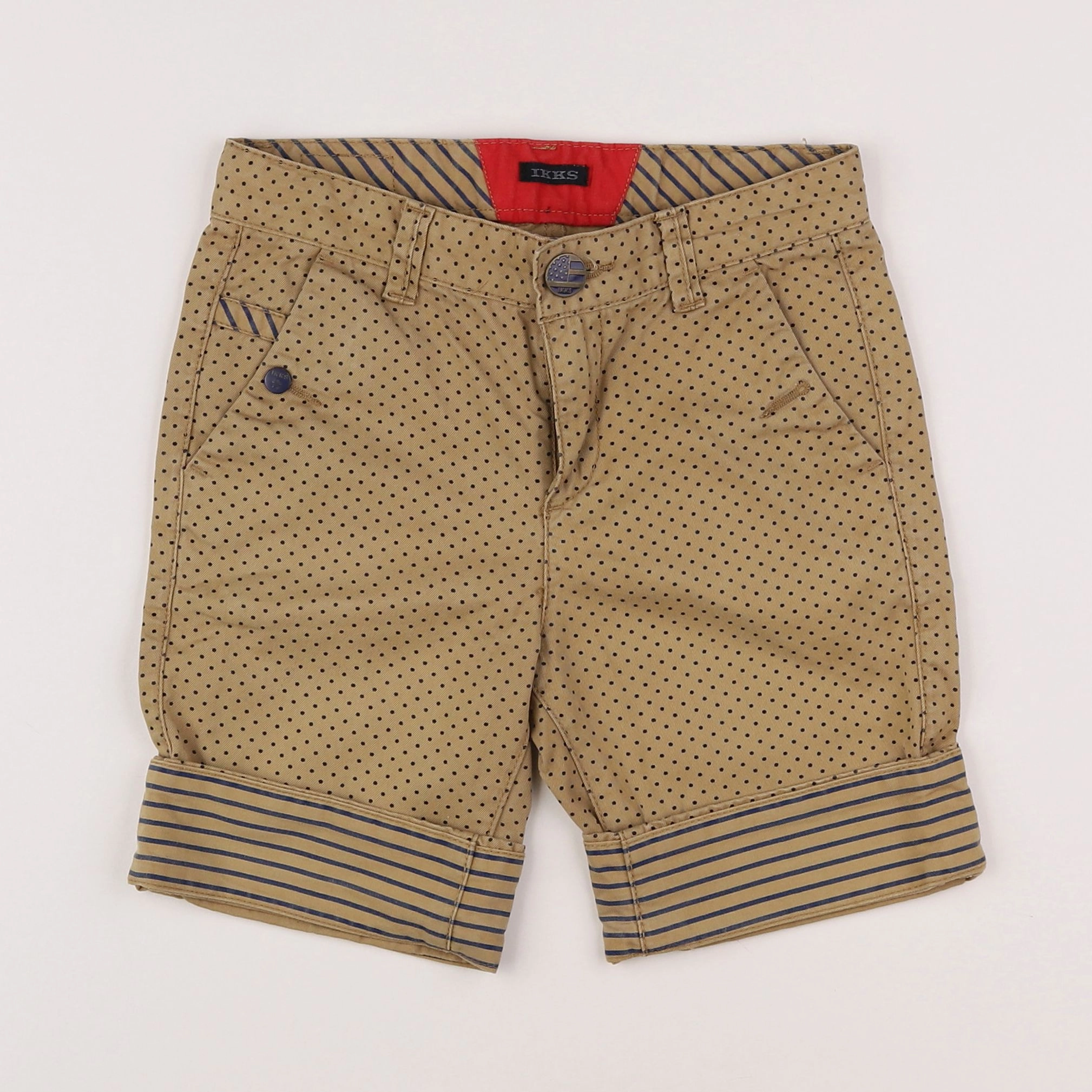 IKKS - short beige - 6/7 ans