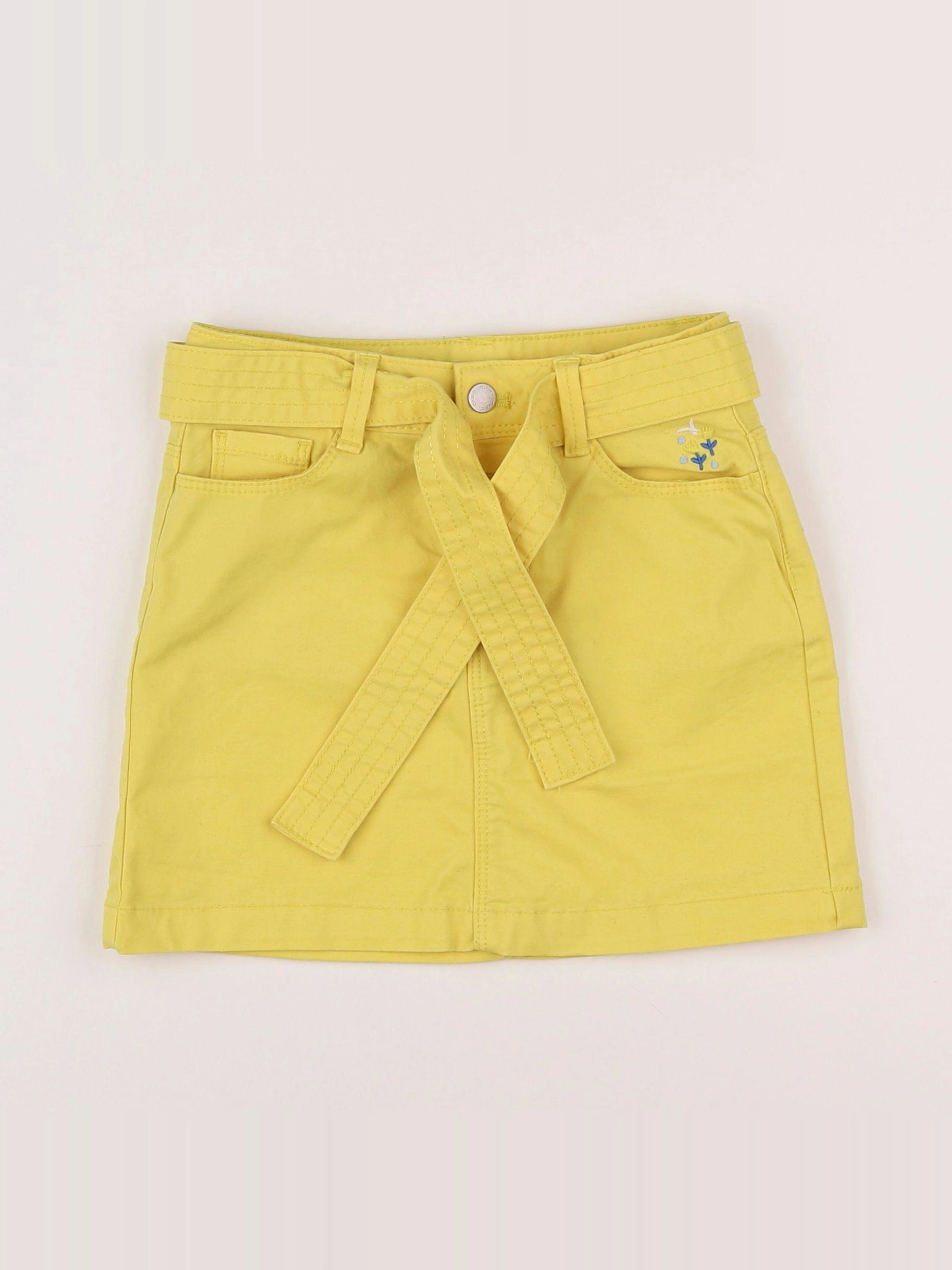 Okaidi - jupe jaune - 4 ans