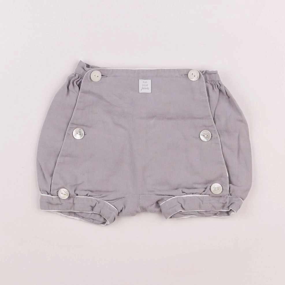 Jacadi - bloomer gris - 6 mois