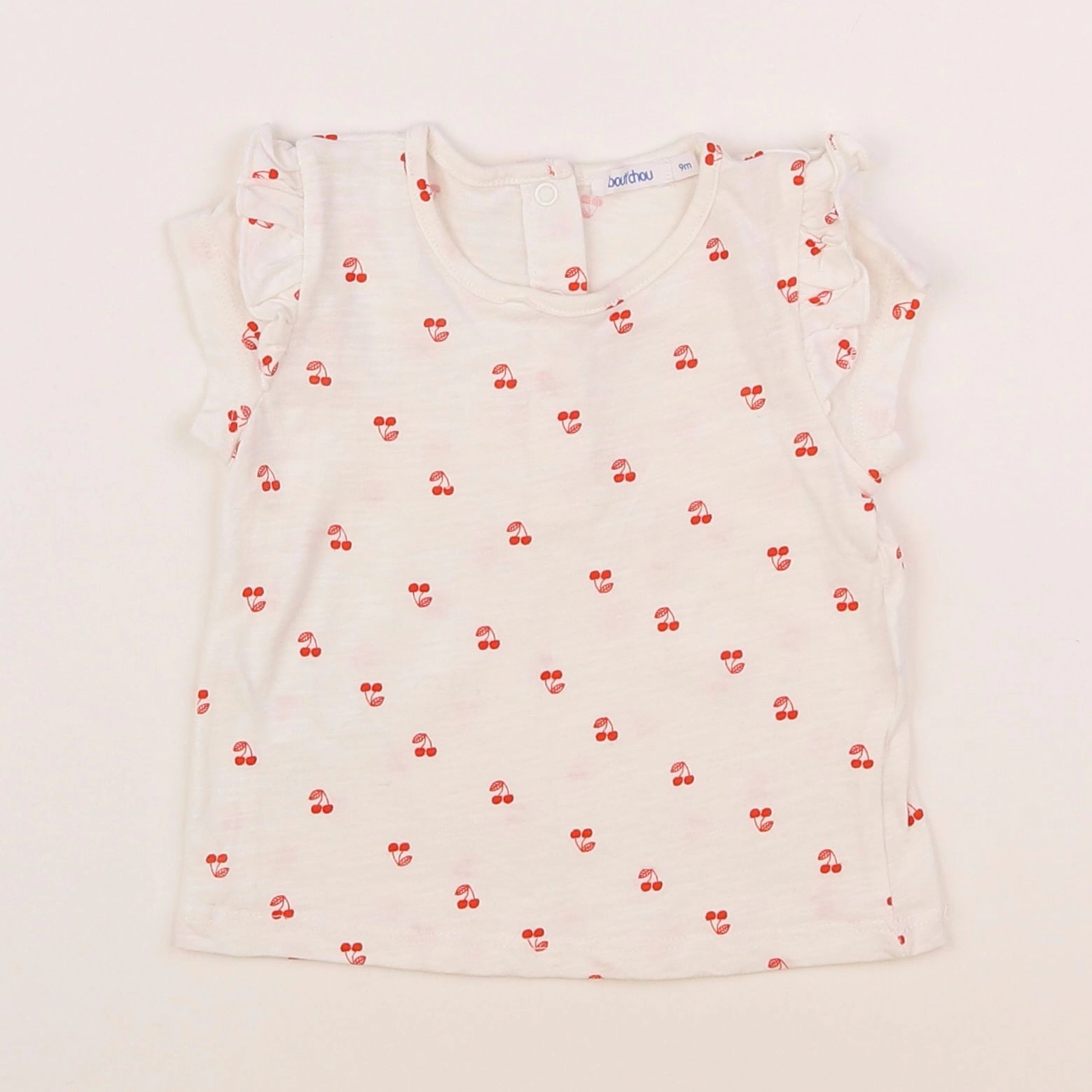 Boutchou - tee-shirt rouge - 9 mois