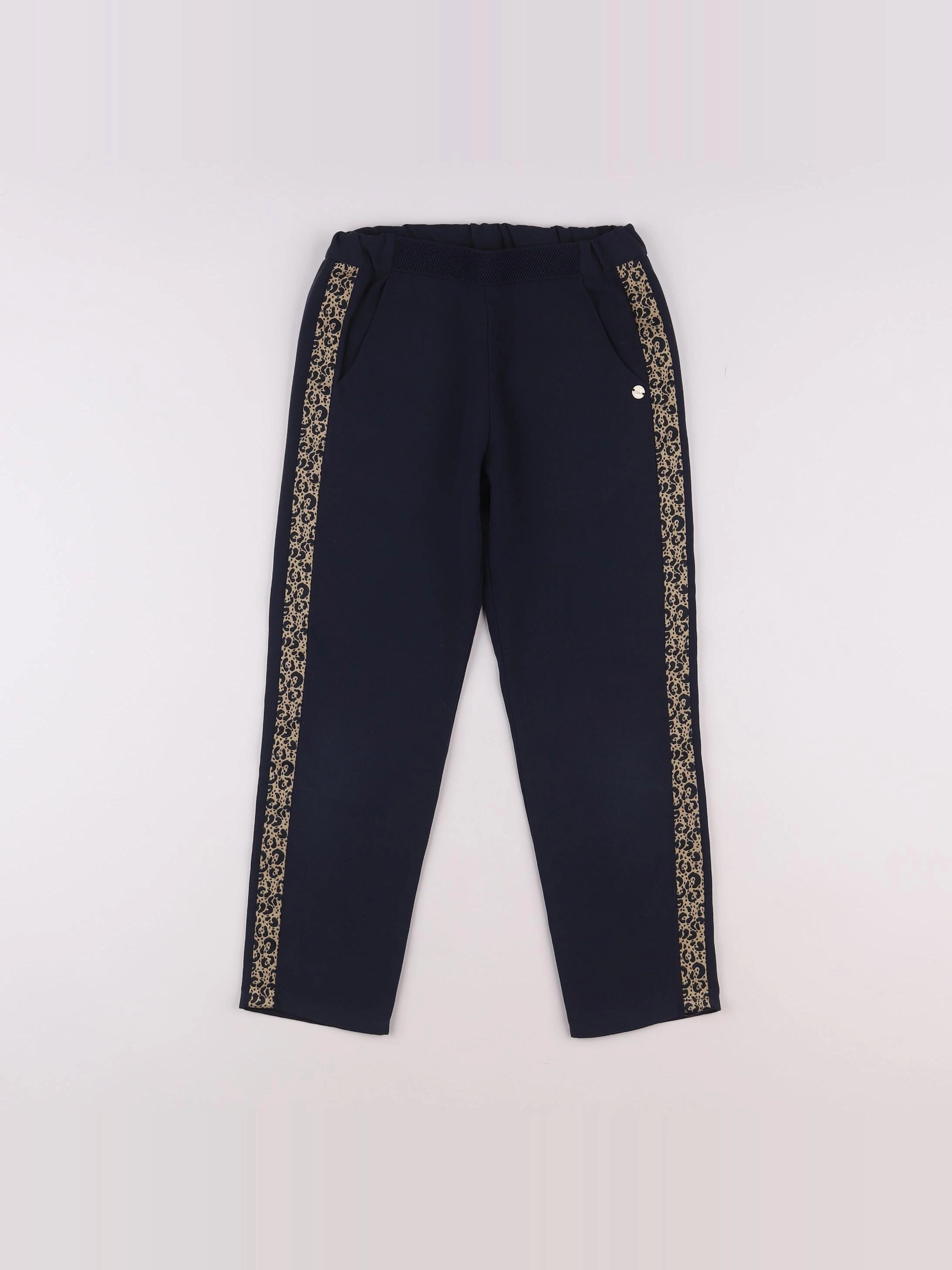IKKS - pantalon bleu - 8 ans