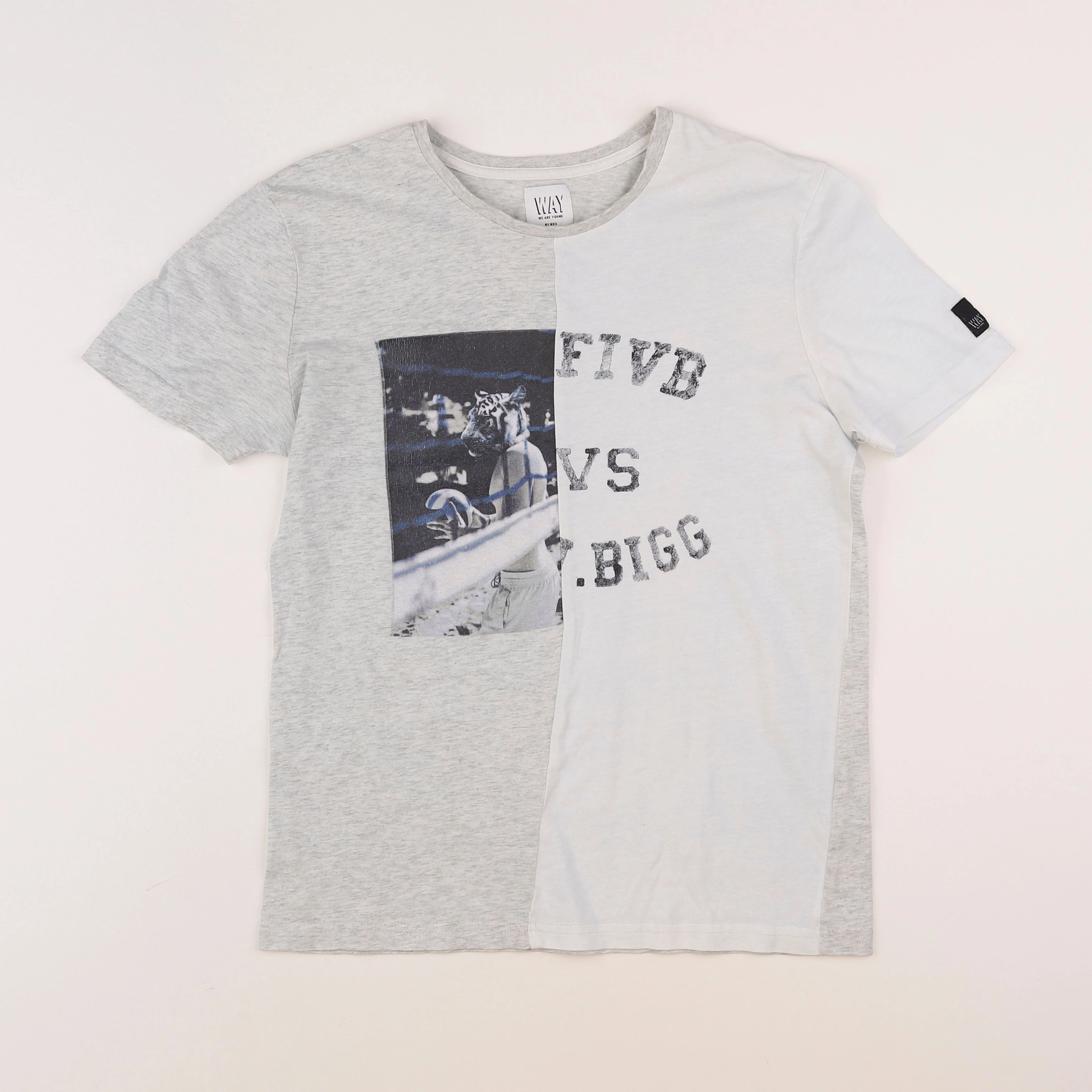IKKS - tee-shirt gris - 14 ans