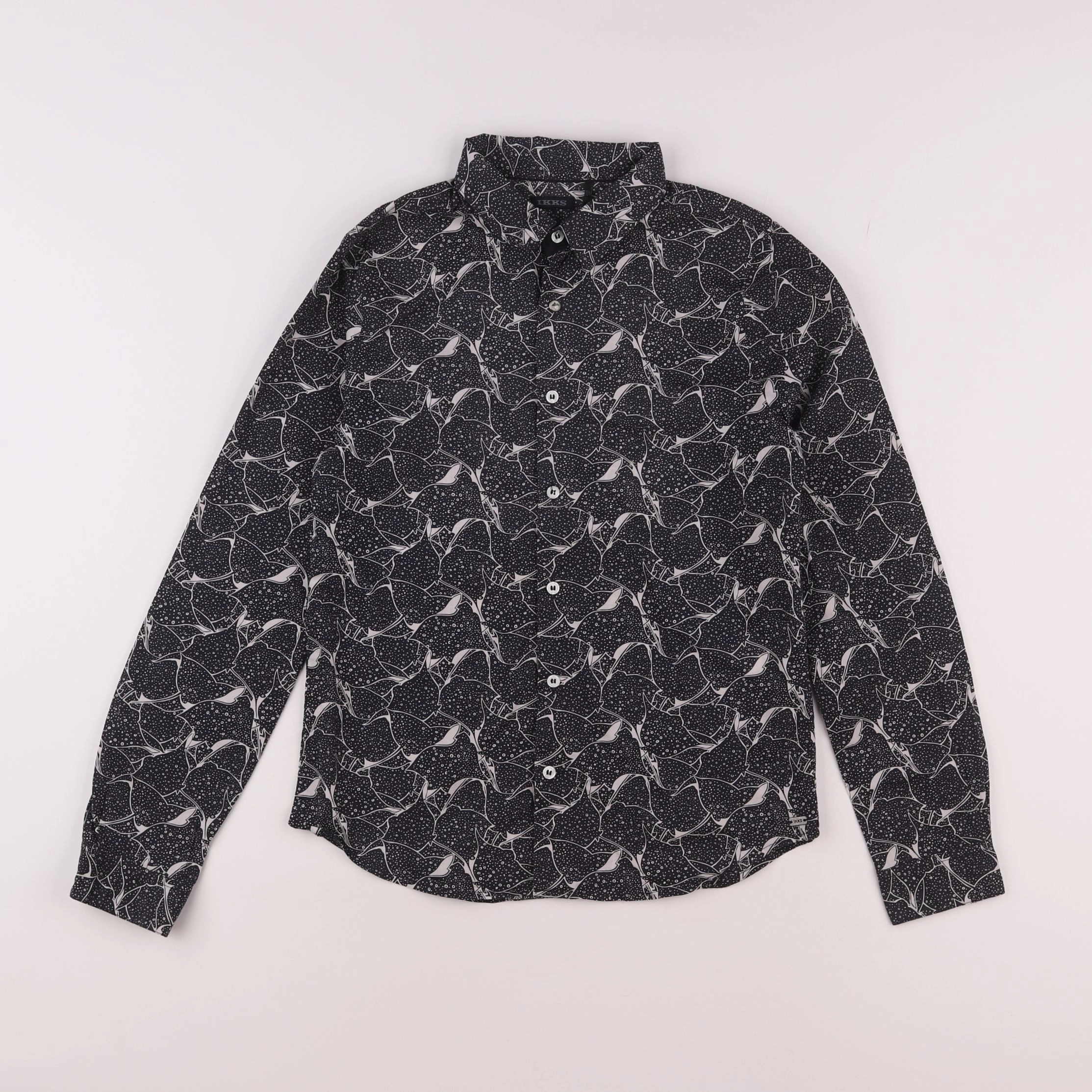 IKKS - chemise gris - 12 ans