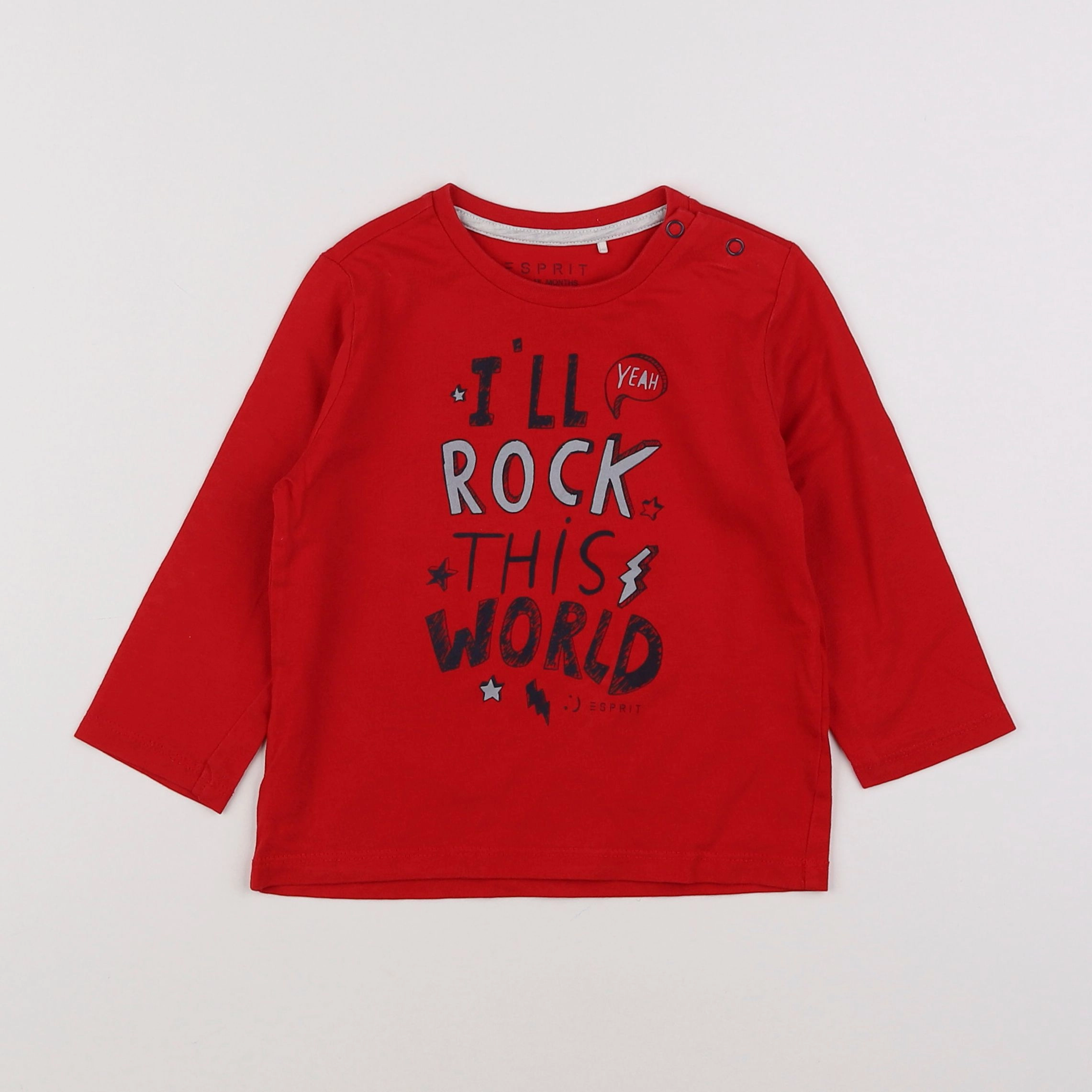 Esprit - tee-shirt rouge - 18 mois