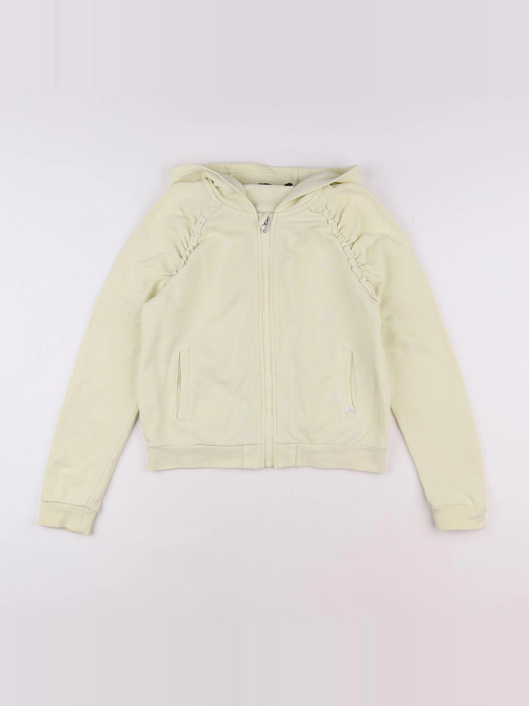 IKKS - sweat imprimé au dos jaune - 10 ans