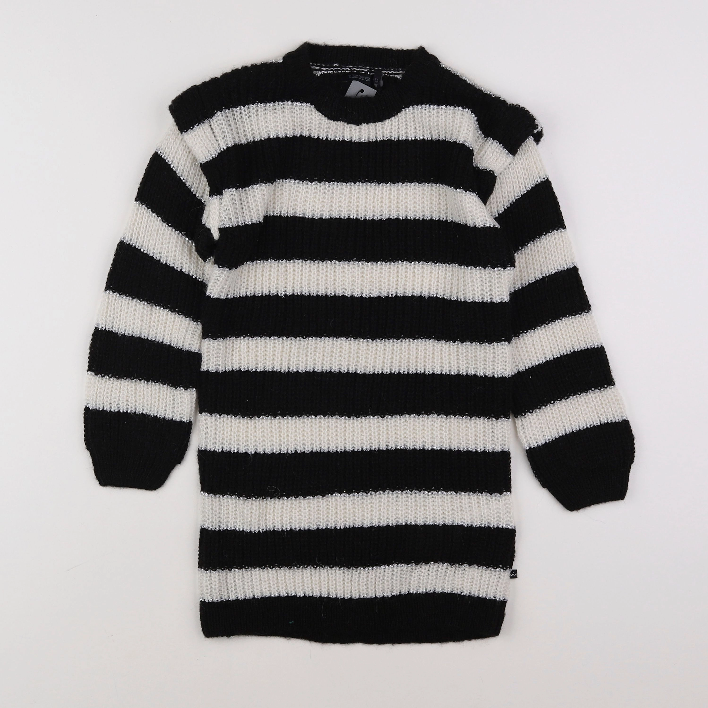 IKKS - robe blanc, noir - 6 ans
