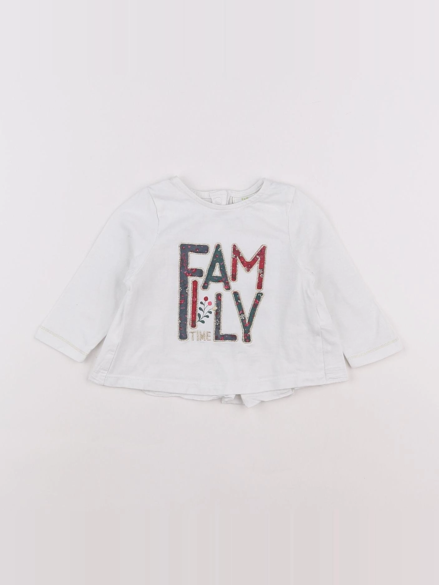 Tape à l'oeil - tee-shirt blanc - 6 mois
