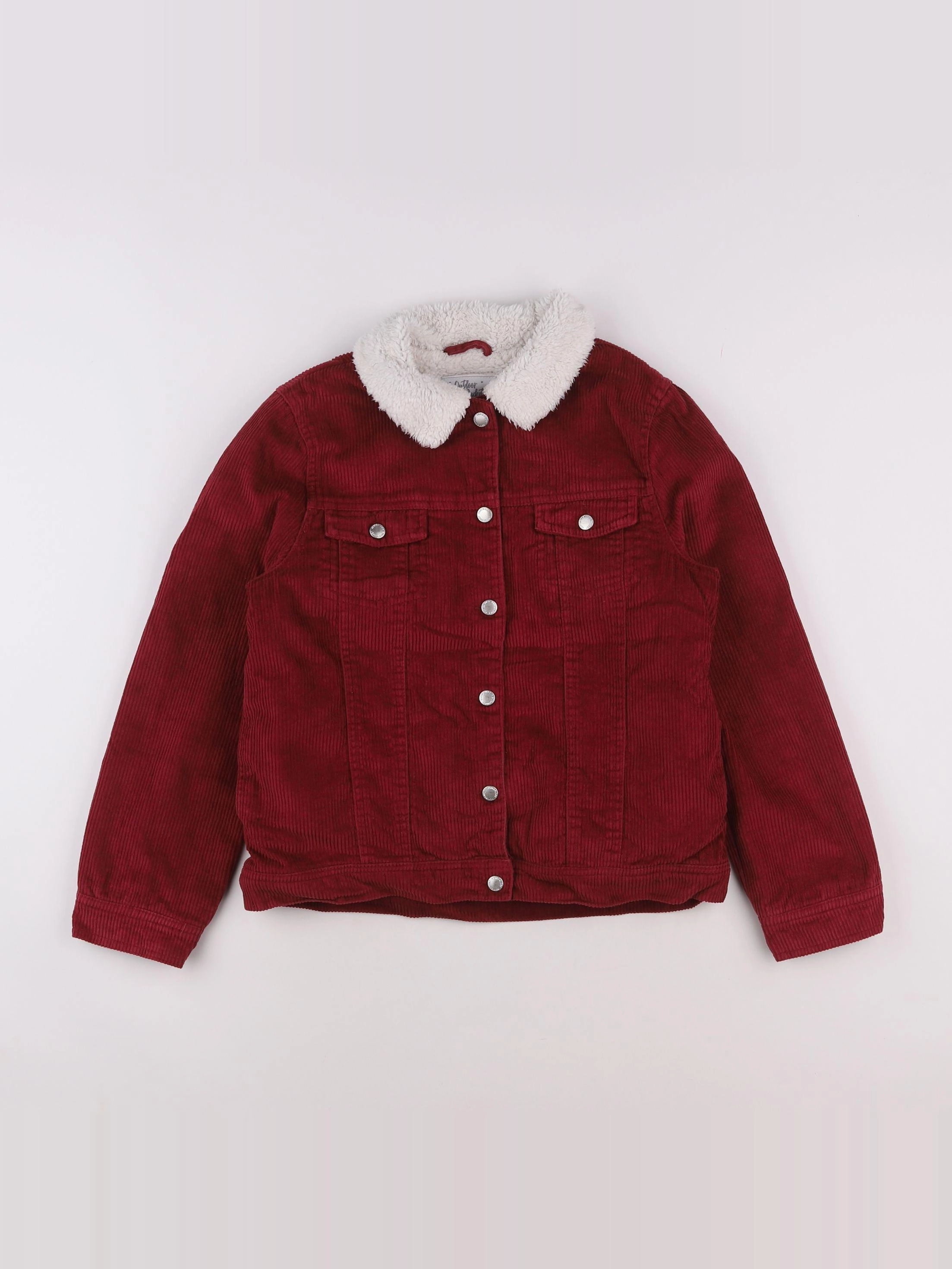 Vertbaudet - veste rouge - 12 ans
