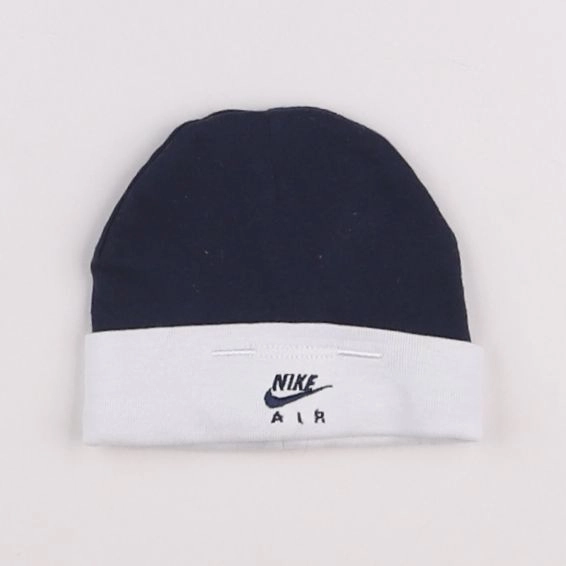 Nike - bonnet bleu - 0/6 mois