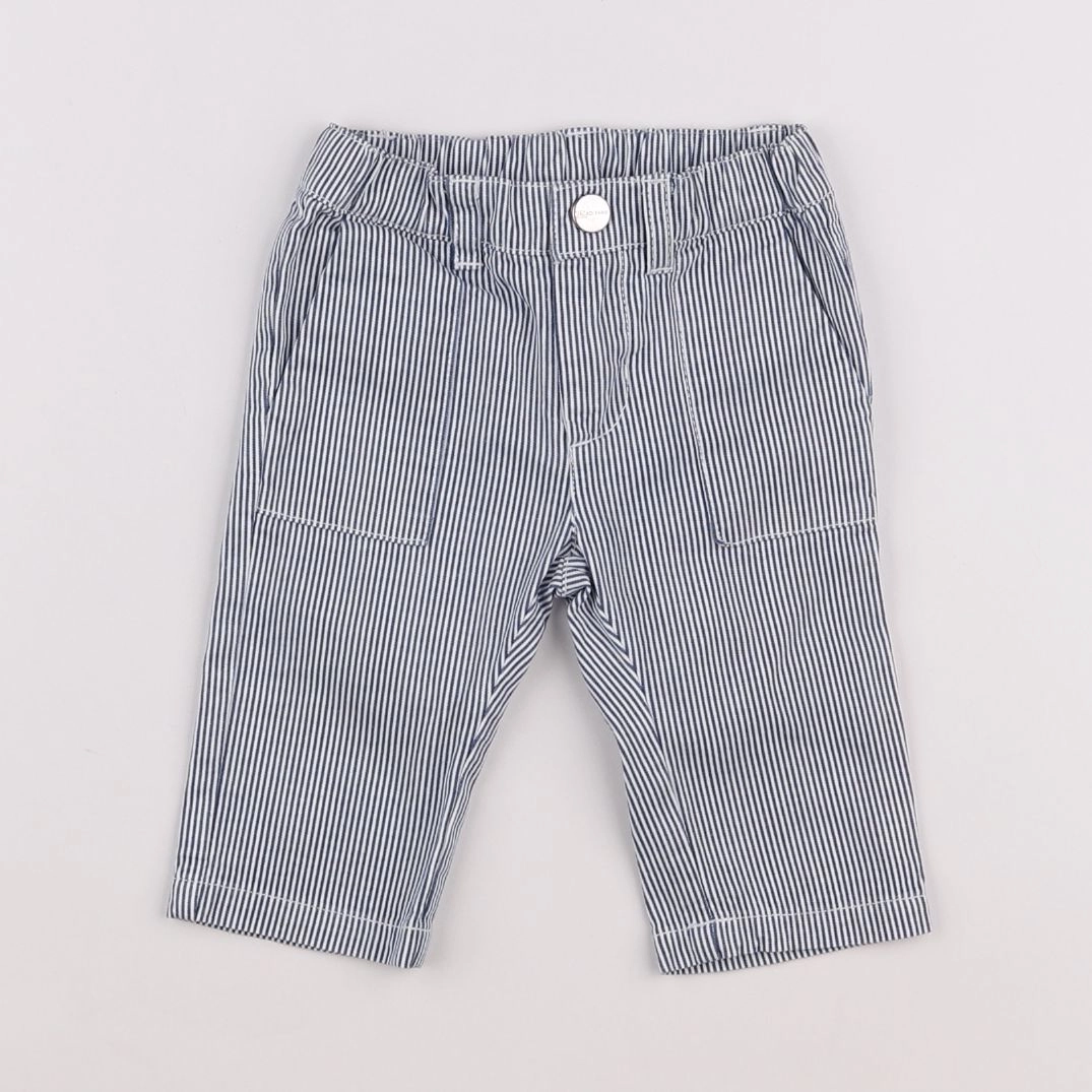 Jacadi - pantalon bleu - 6 mois