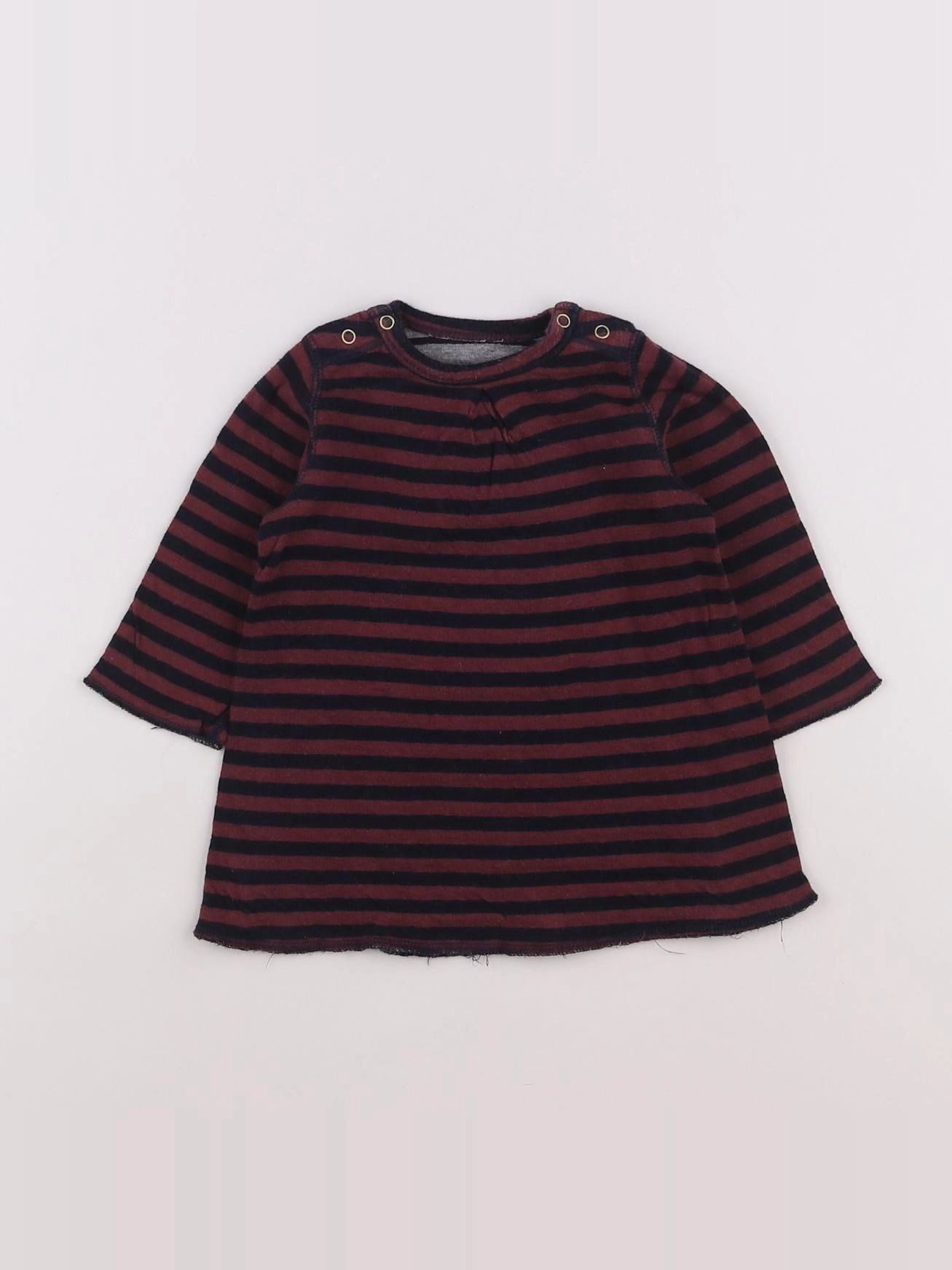 Petit Bateau - robe rose - 6 mois