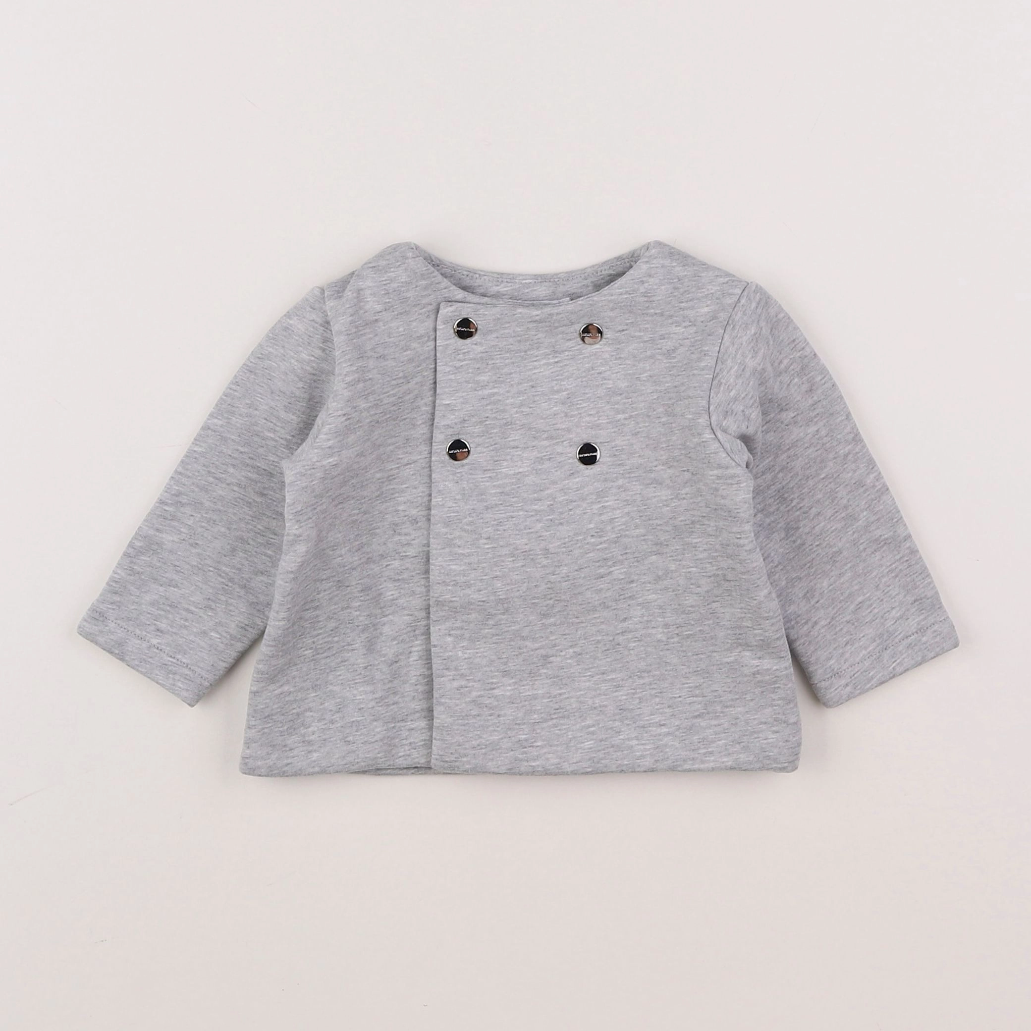 Jacadi - sweat gris - 6 mois