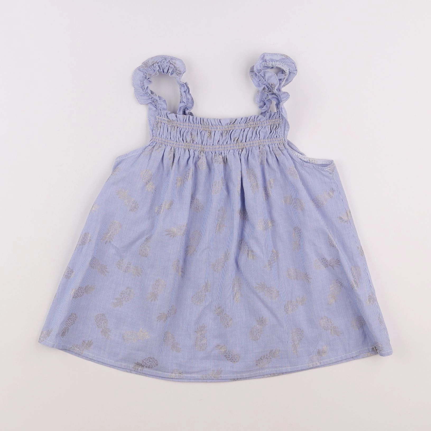 IKKS - blouse bleu - 10 ans