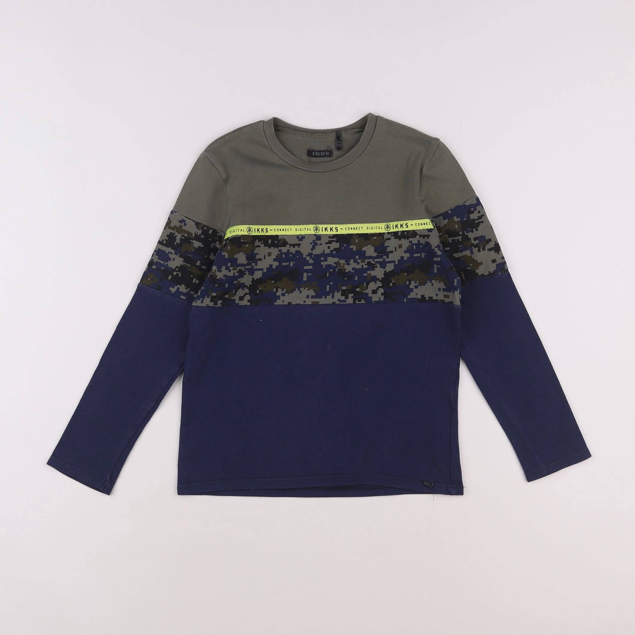 IKKS - tee-shirt bleu - 8 ans