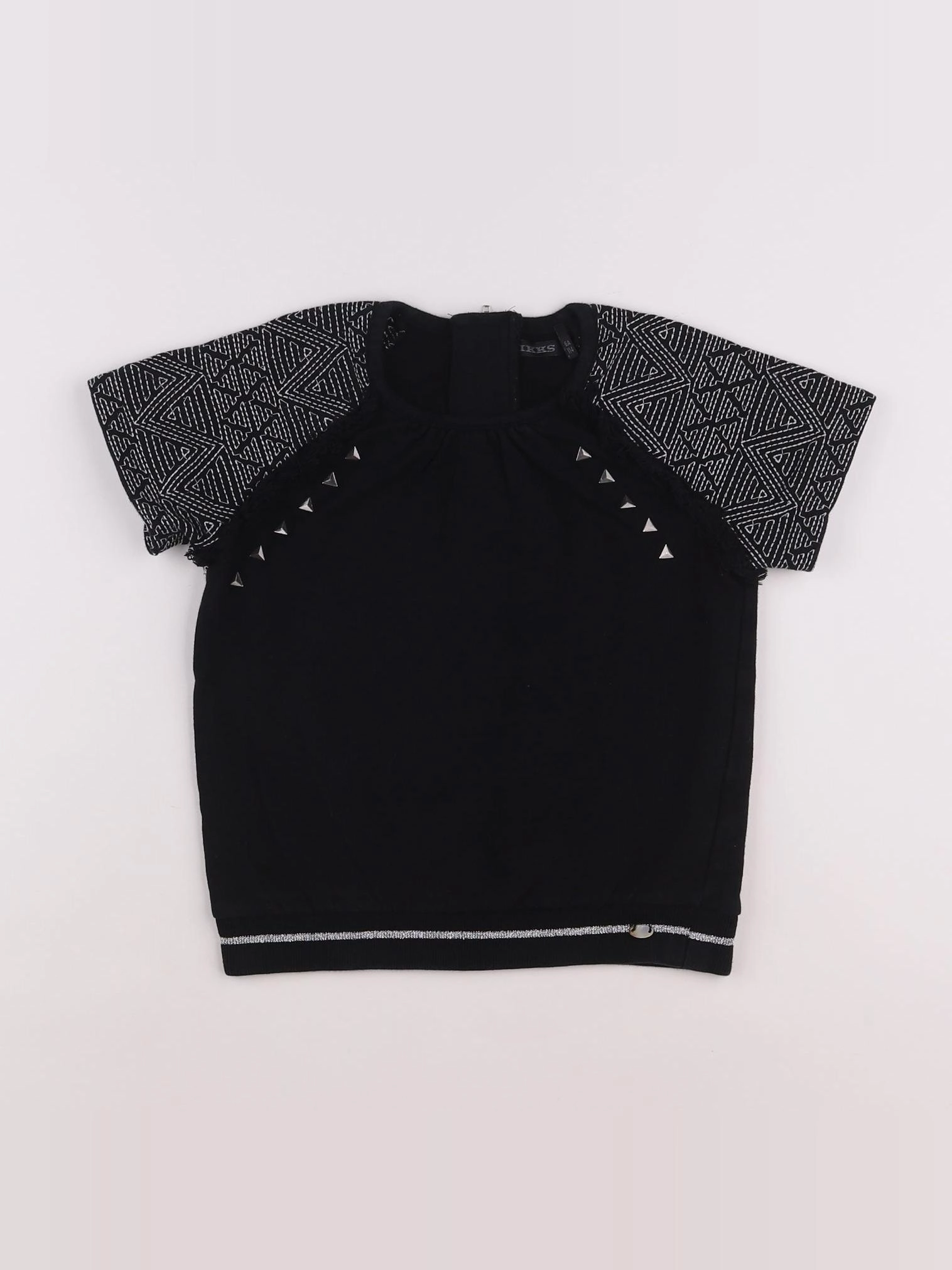 IKKS - sweat noir - 6 ans