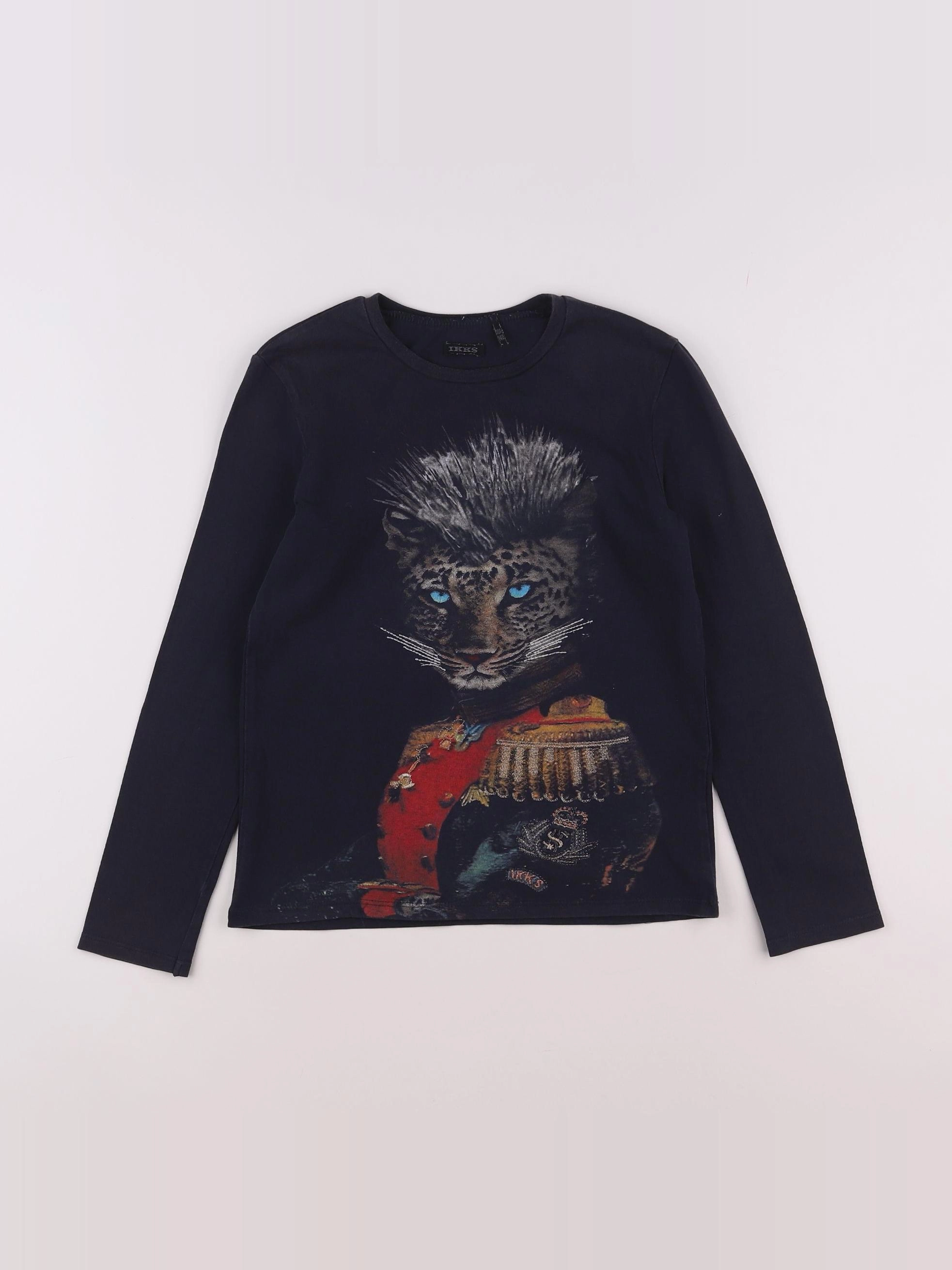 IKKS - tee-shirt bleu - 10 ans