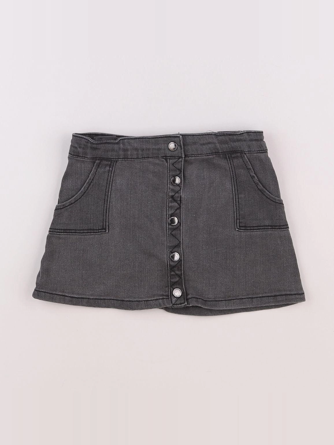 Vertbaudet - jupe gris - 3 ans
