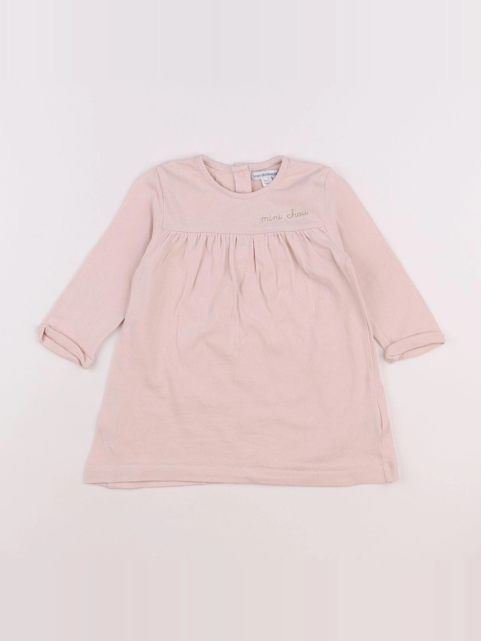 Vertbaudet - robe rose - 18 mois