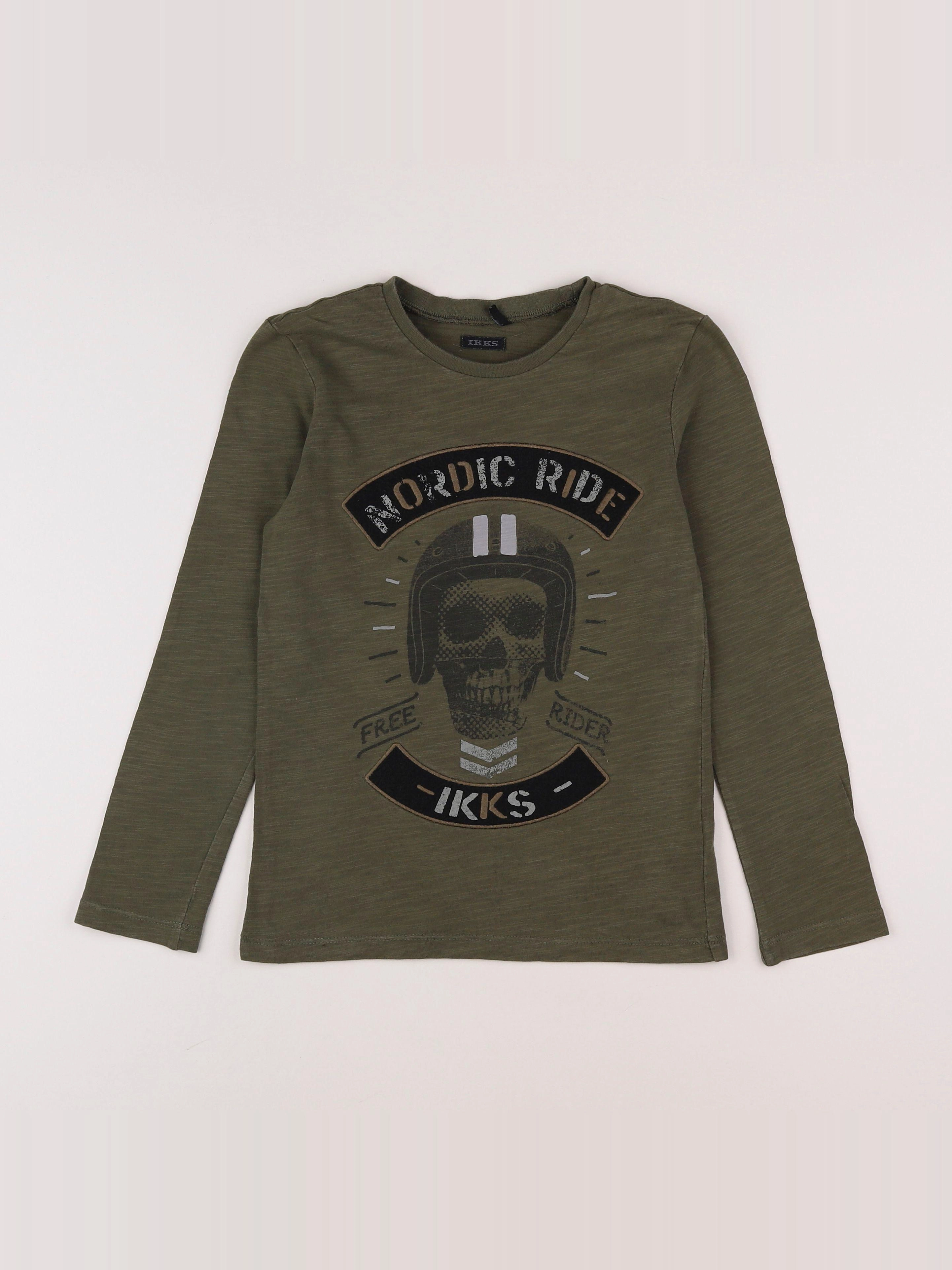IKKS - tee-shirt vert - 8 ans