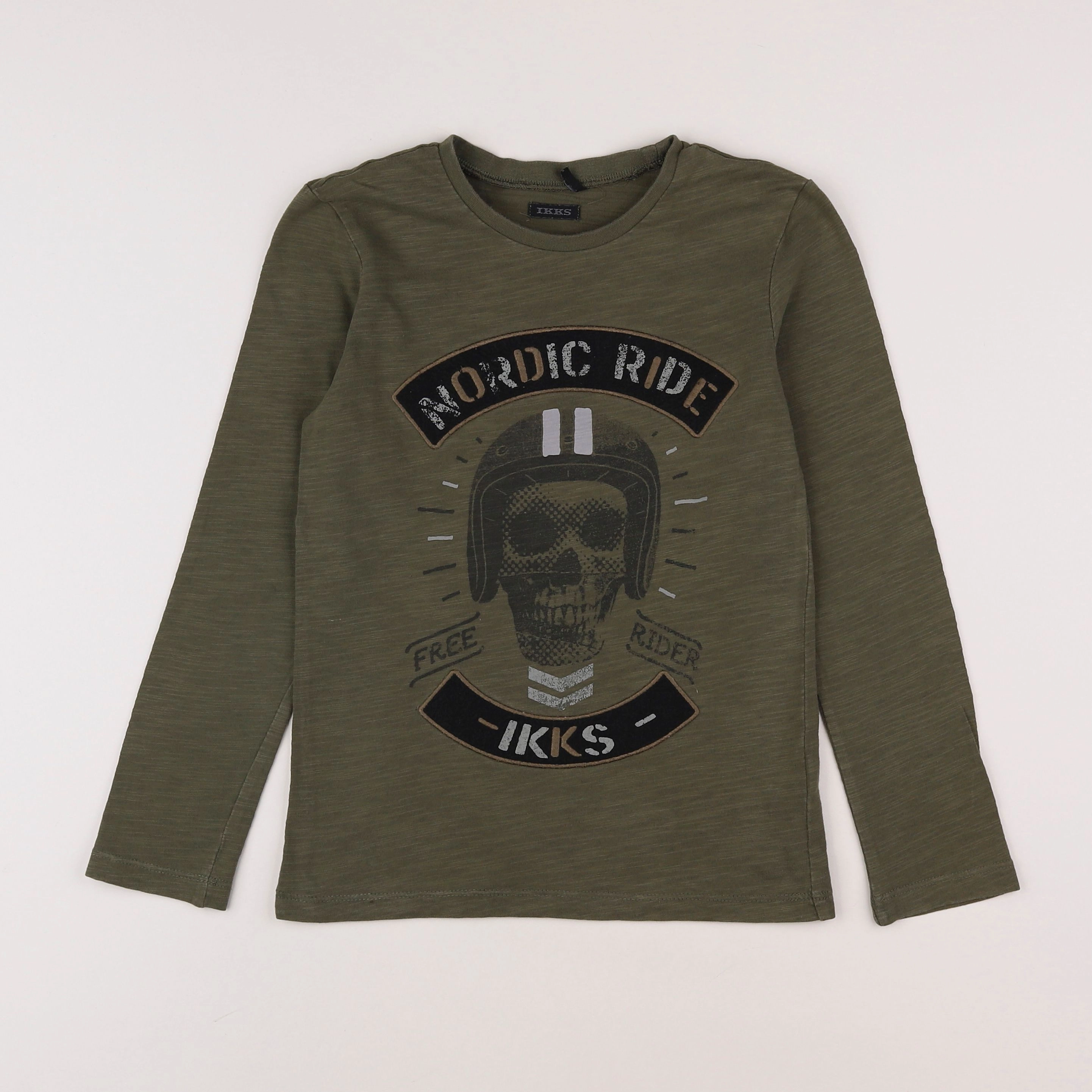 IKKS - tee-shirt vert - 8 ans