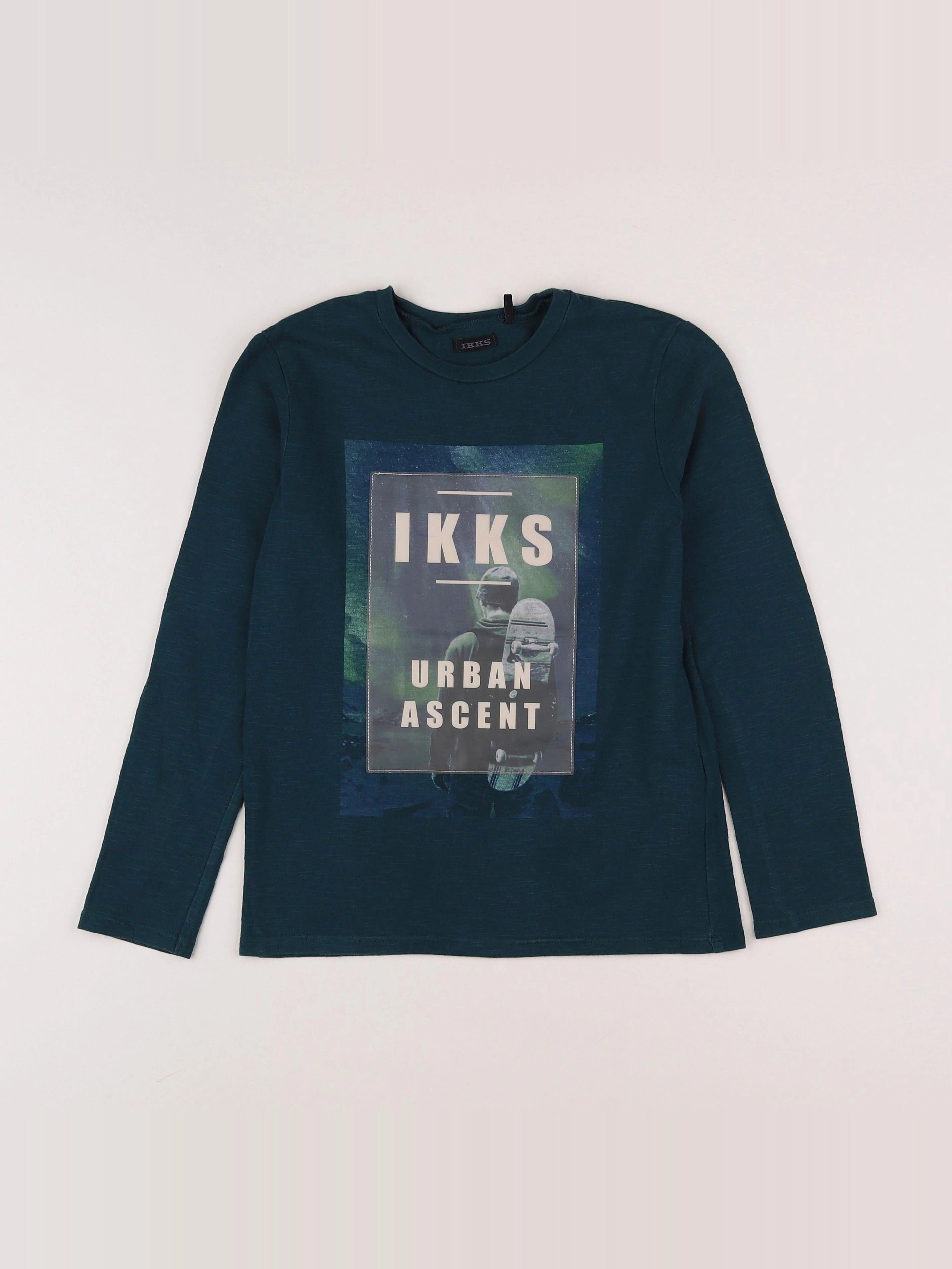 IKKS - tee-shirt bleu - 8 ans