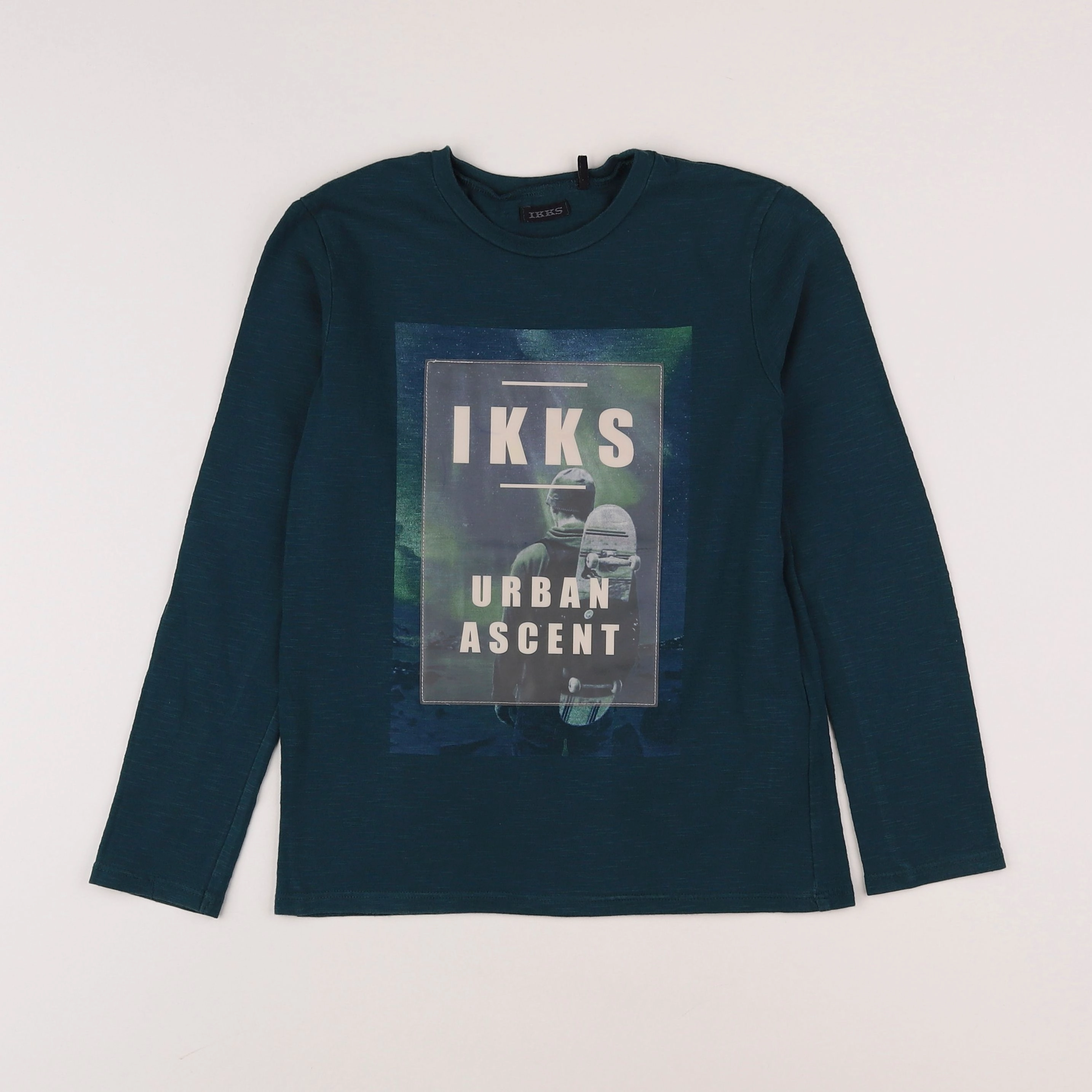 IKKS - tee-shirt bleu - 8 ans