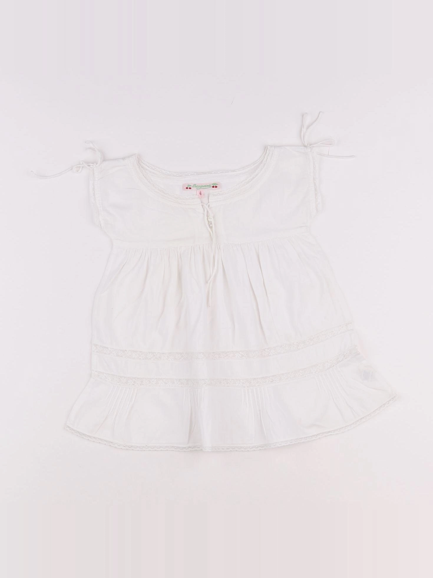 Bonpoint - robe blanc - 6 mois