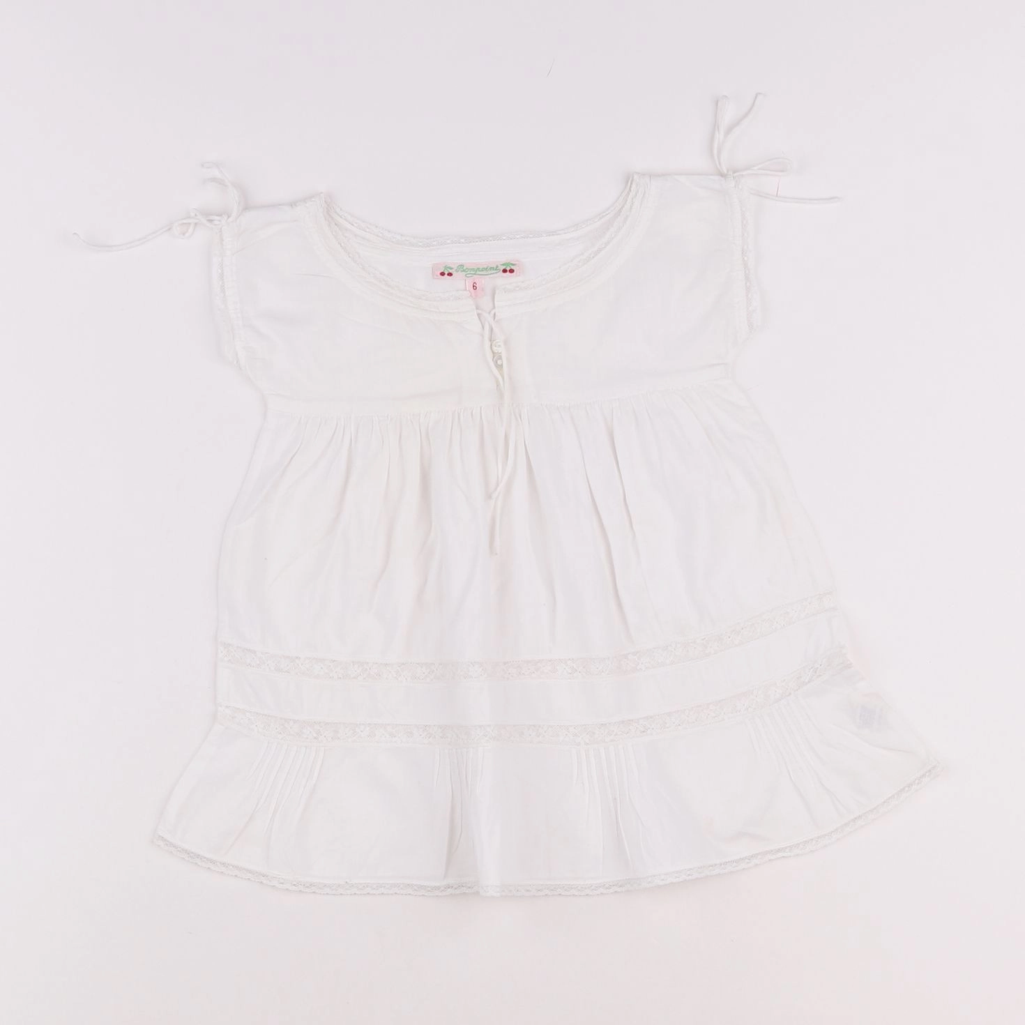 Bonpoint - robe blanc - 6 mois