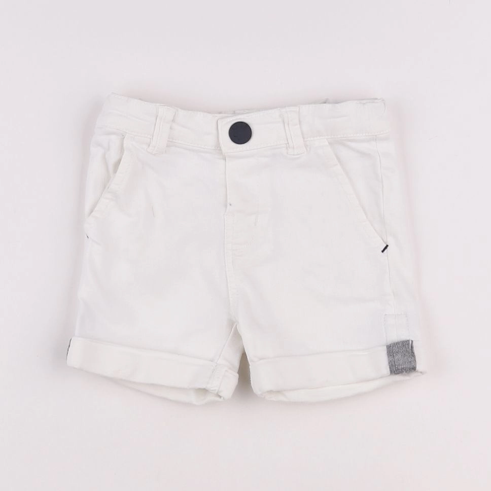 IKKS - short blanc - 12 mois